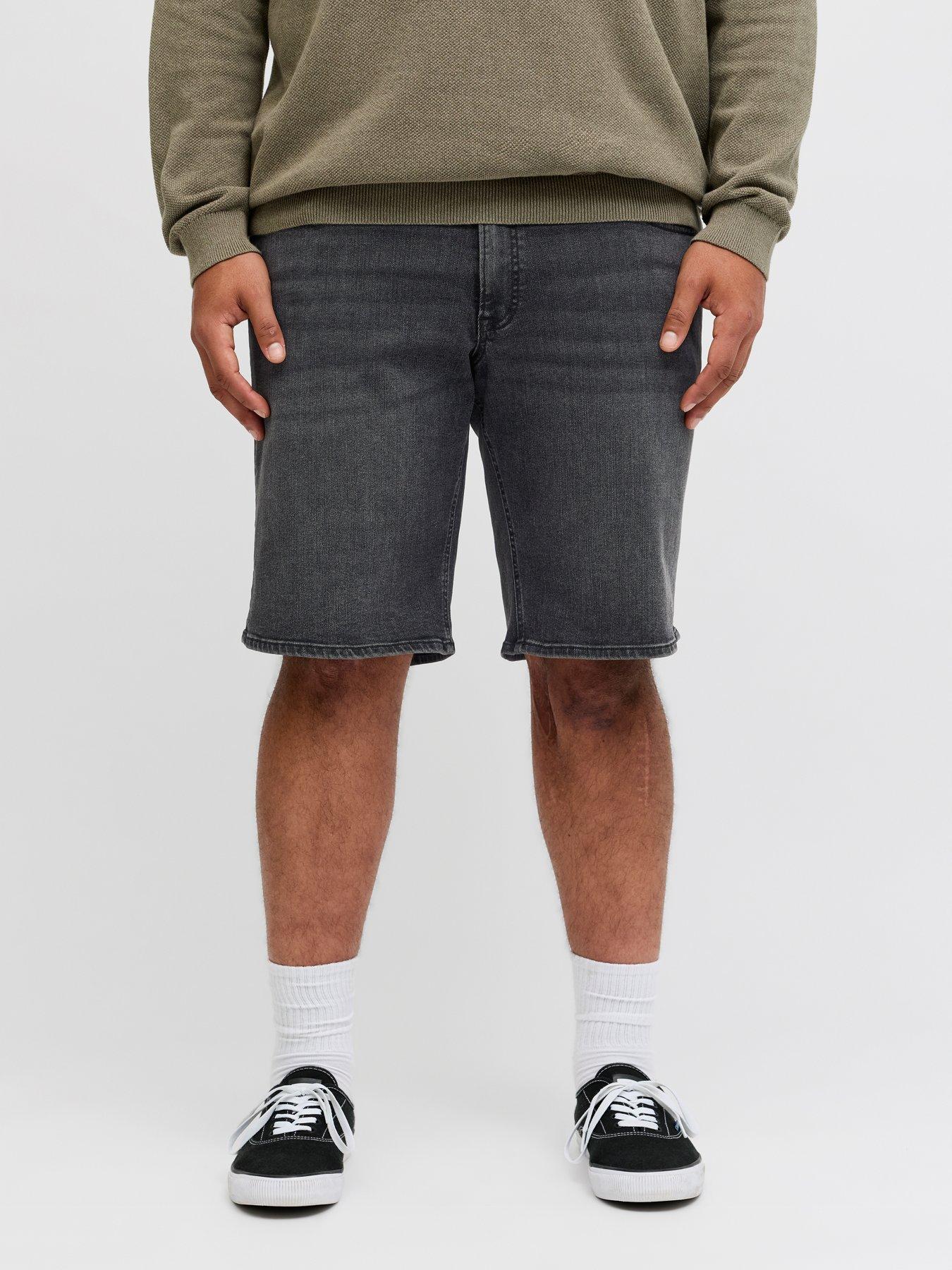 Image 1 of 7 of Jack & Jones Jack &amp; Jones Plus Rick Original Denim Shorts