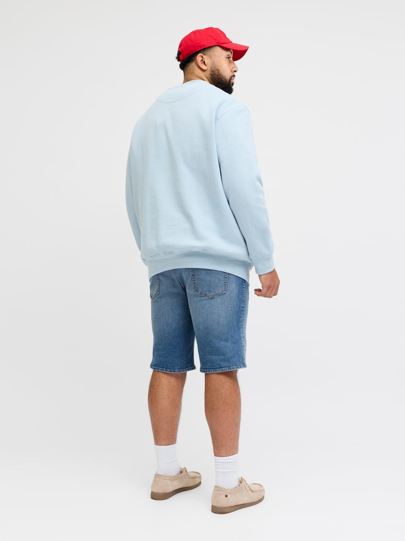 Image 2 of 7 of Jack & Jones Jack &amp; Jones Plus Rick Original Denim Shorts