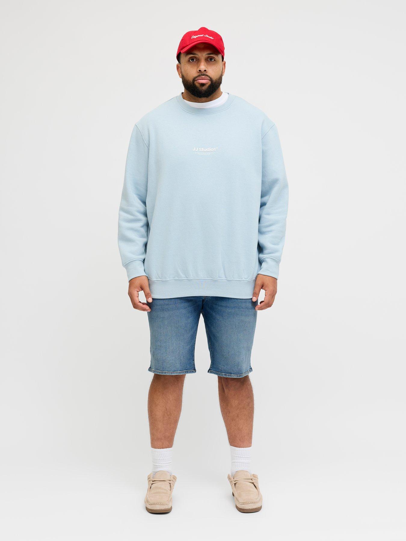 Image 3 of 7 of Jack & Jones Jack &amp; Jones Plus Rick Original Denim Shorts