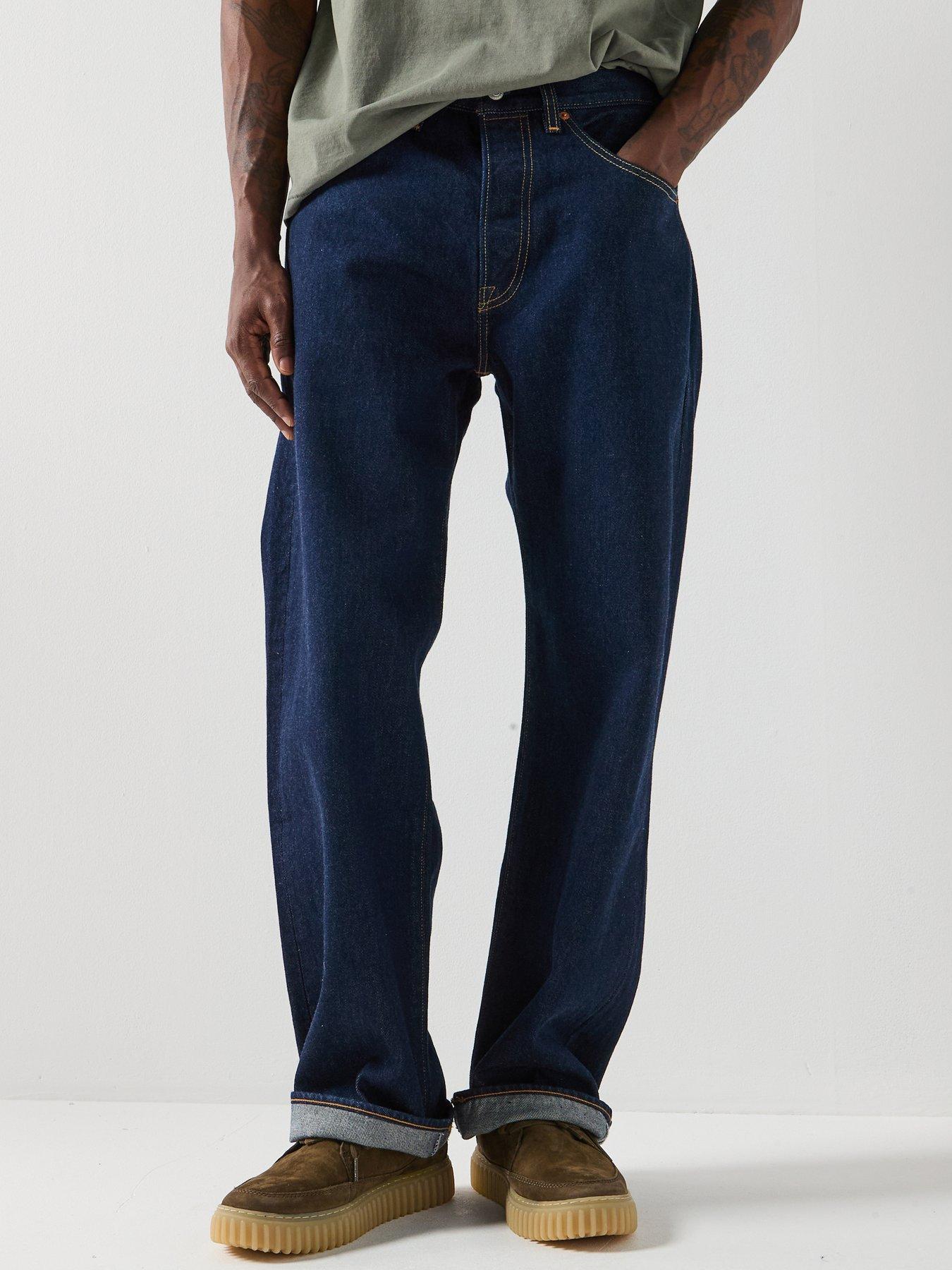 Levi's 501 Loose Fit Jean, Dark Blue, Size 32R, Men