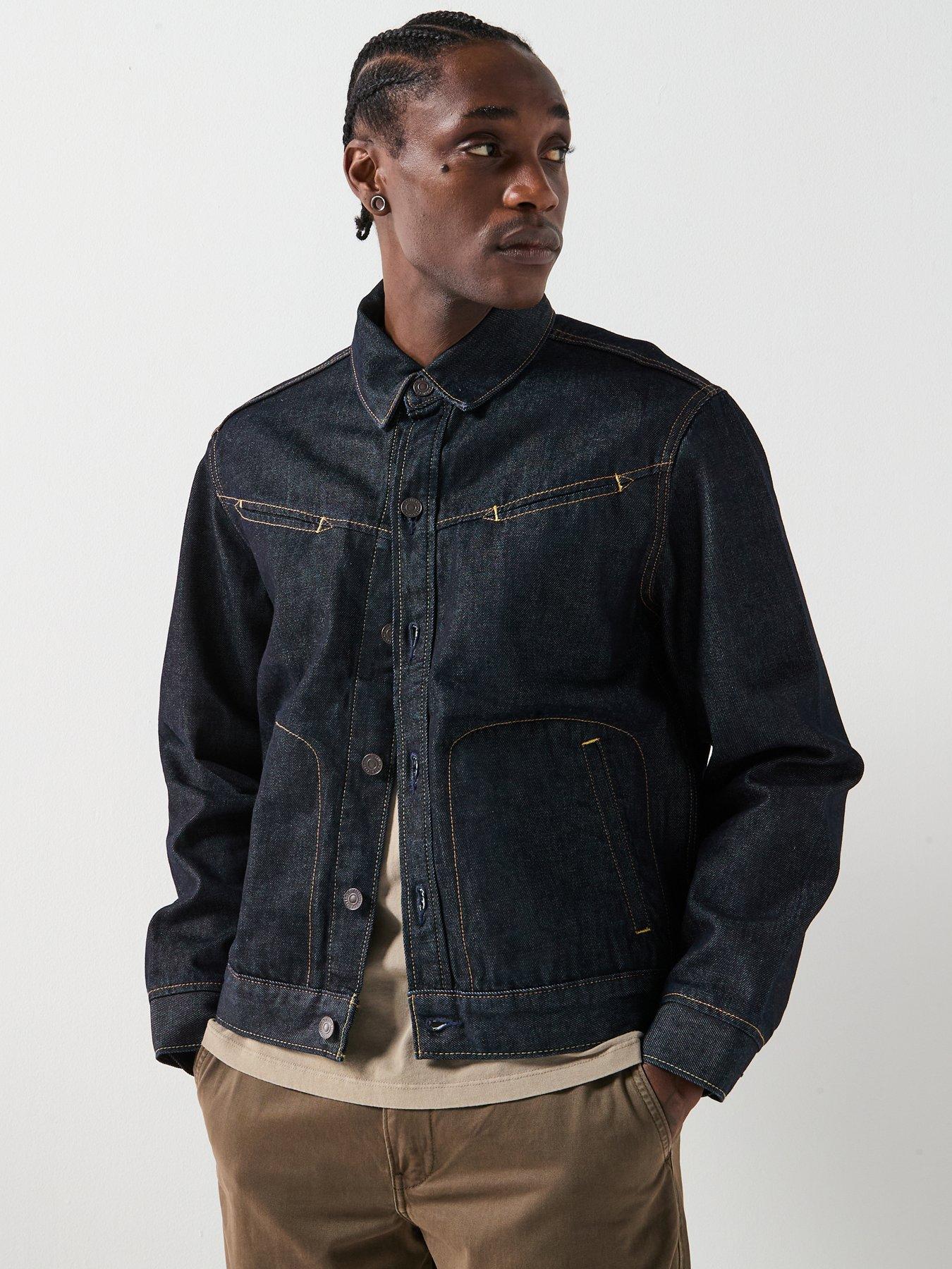 Levi's Denim Market Miners Trucker Jacket, Dark Blue, Size M, Men