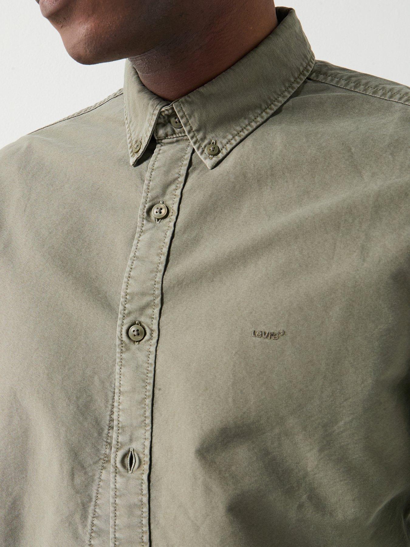 Image 6 of 6 of Levi's Authentic Long Sleeve Button Down Shirt - Khaki