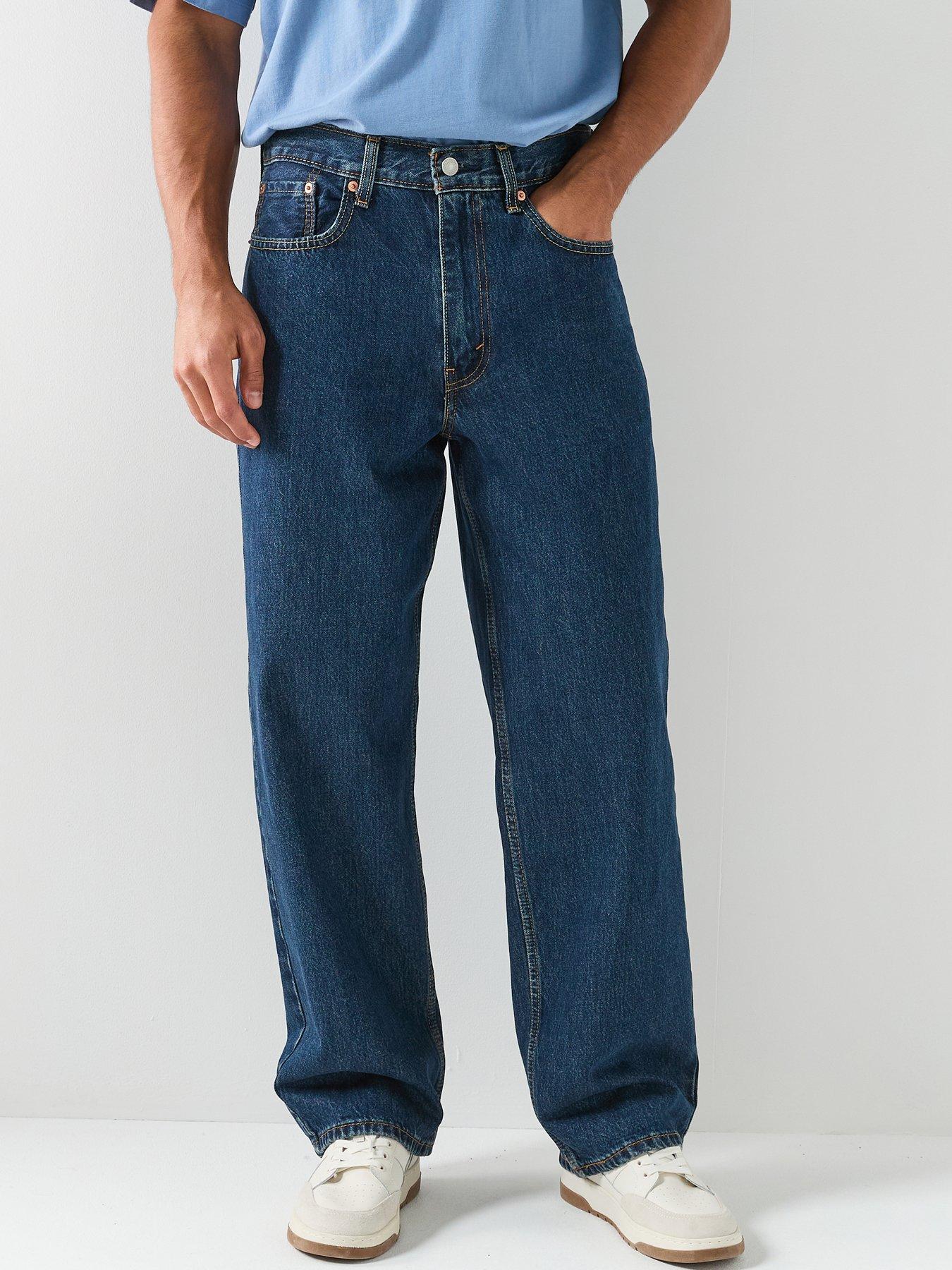 Levi's 578 Baggy Loose Fit Jeans, Dark Blue, Size 30R, Men
