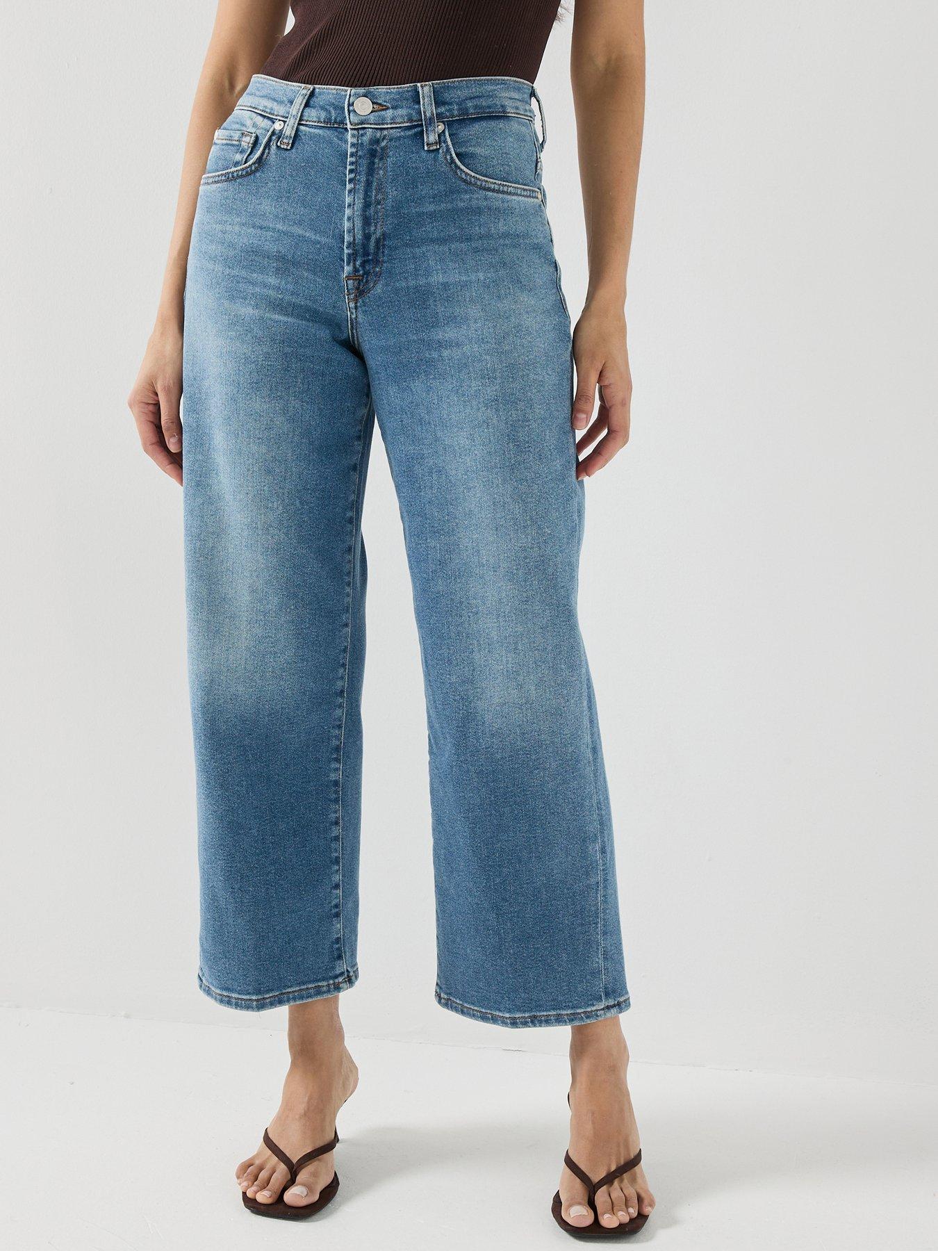 7 FOR ALL MANKIND Luxe Vintage Stovepipe Straight Ankle