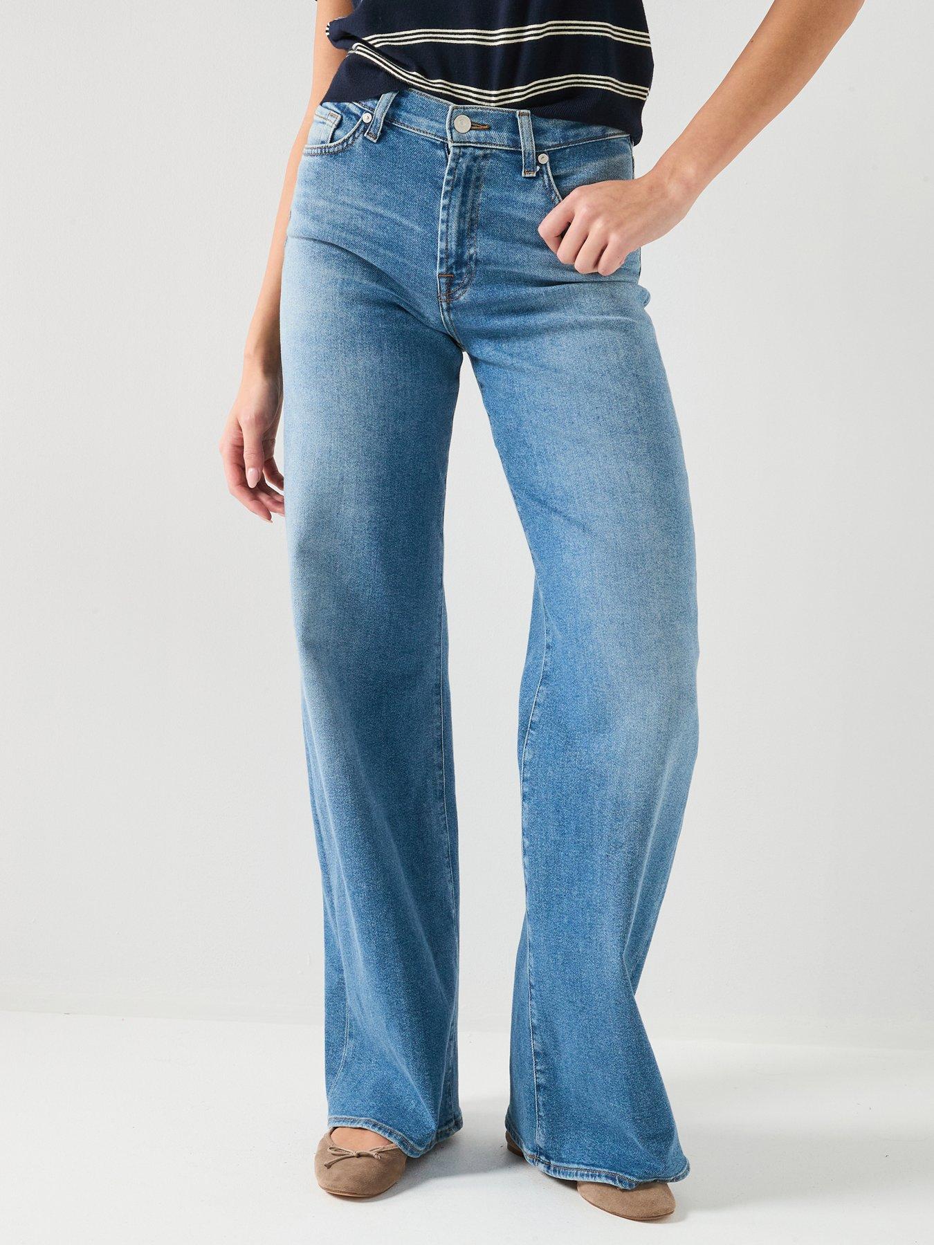 7 FOR ALL MANKIND Luxe Vintage Lotta Jeans - Blue