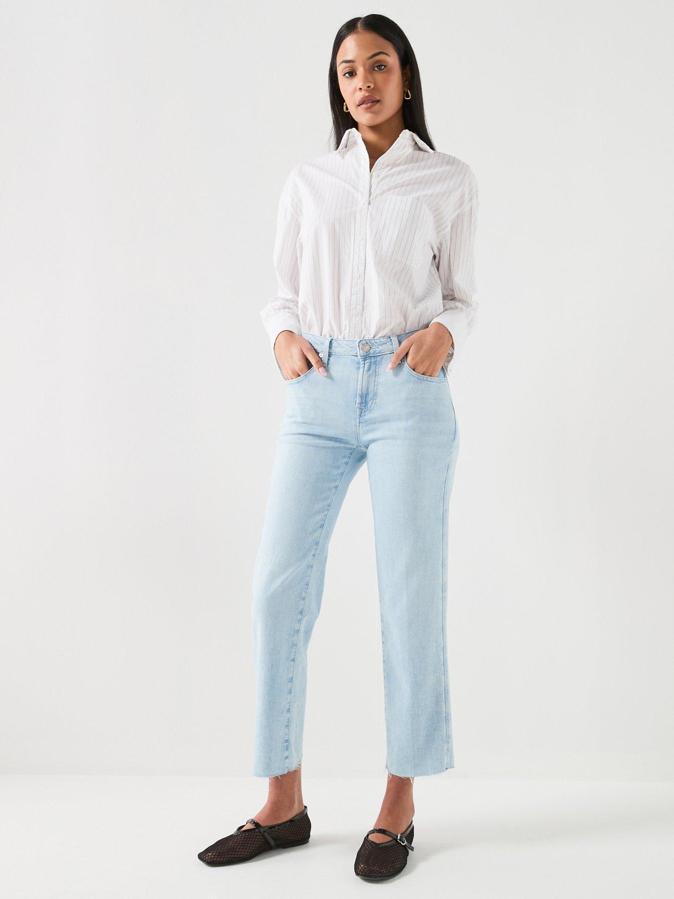 7 For All Mankind Calie Straight Ankle