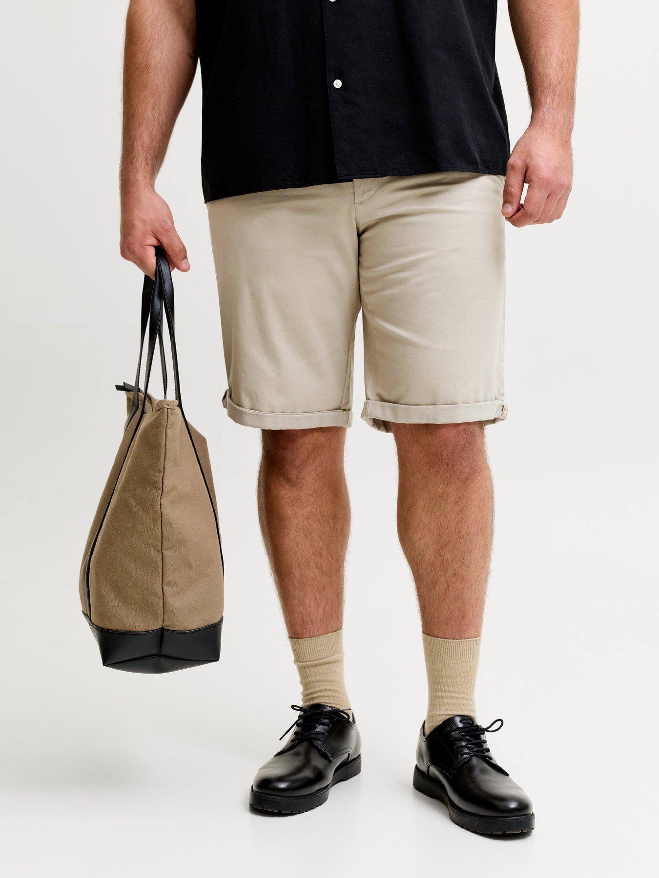 Jack & Jones Plus Bowie Shorts - Beige