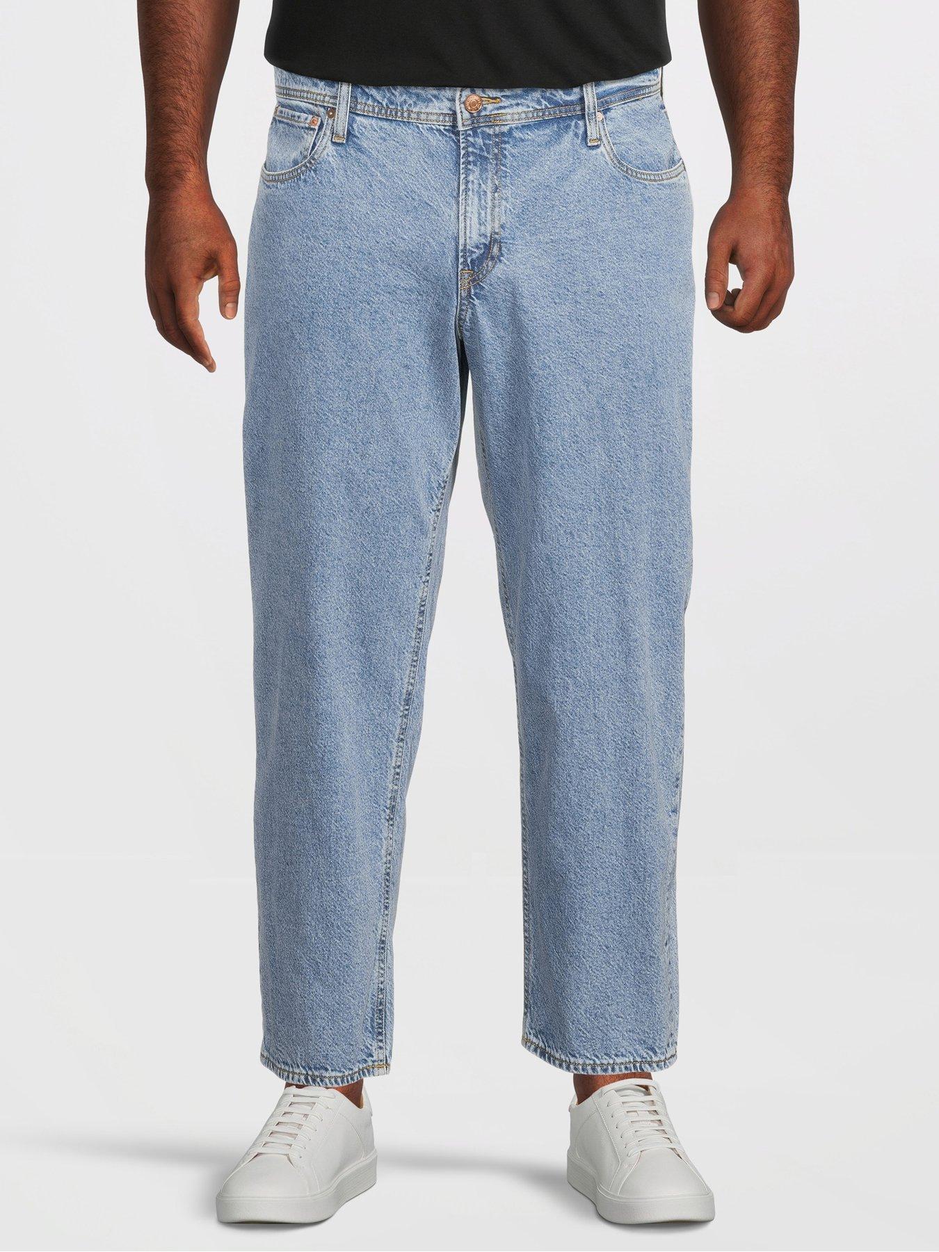 Jack & Jones Plus Chris Original 060 Relaxed Fit Jeans - Blue