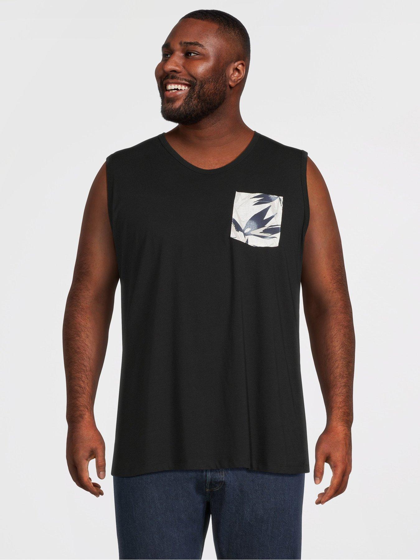 Jack & Jones Plus Honolulu Pocket Vest - Black