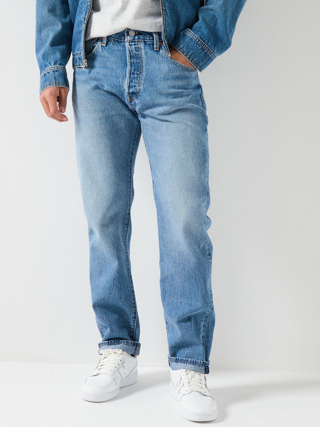 Levi's 501 Relaxed Fit Jean - Road Work - Light Blue
