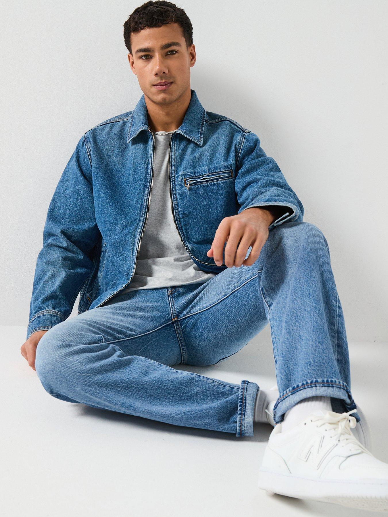 Image 4 of 6 of Levi's 501 Relaxed Fit Jean - Road Work - Light Blue