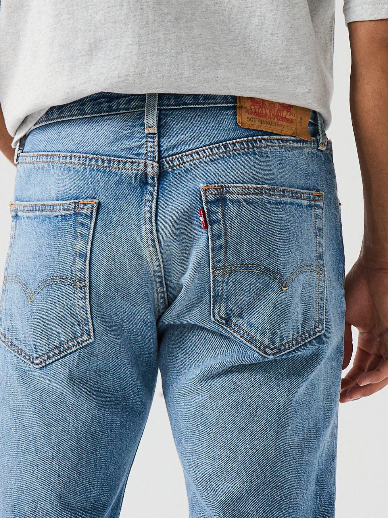 Image 5 of 6 of Levi's 501 Relaxed Fit Jean - Road Work - Light Blue