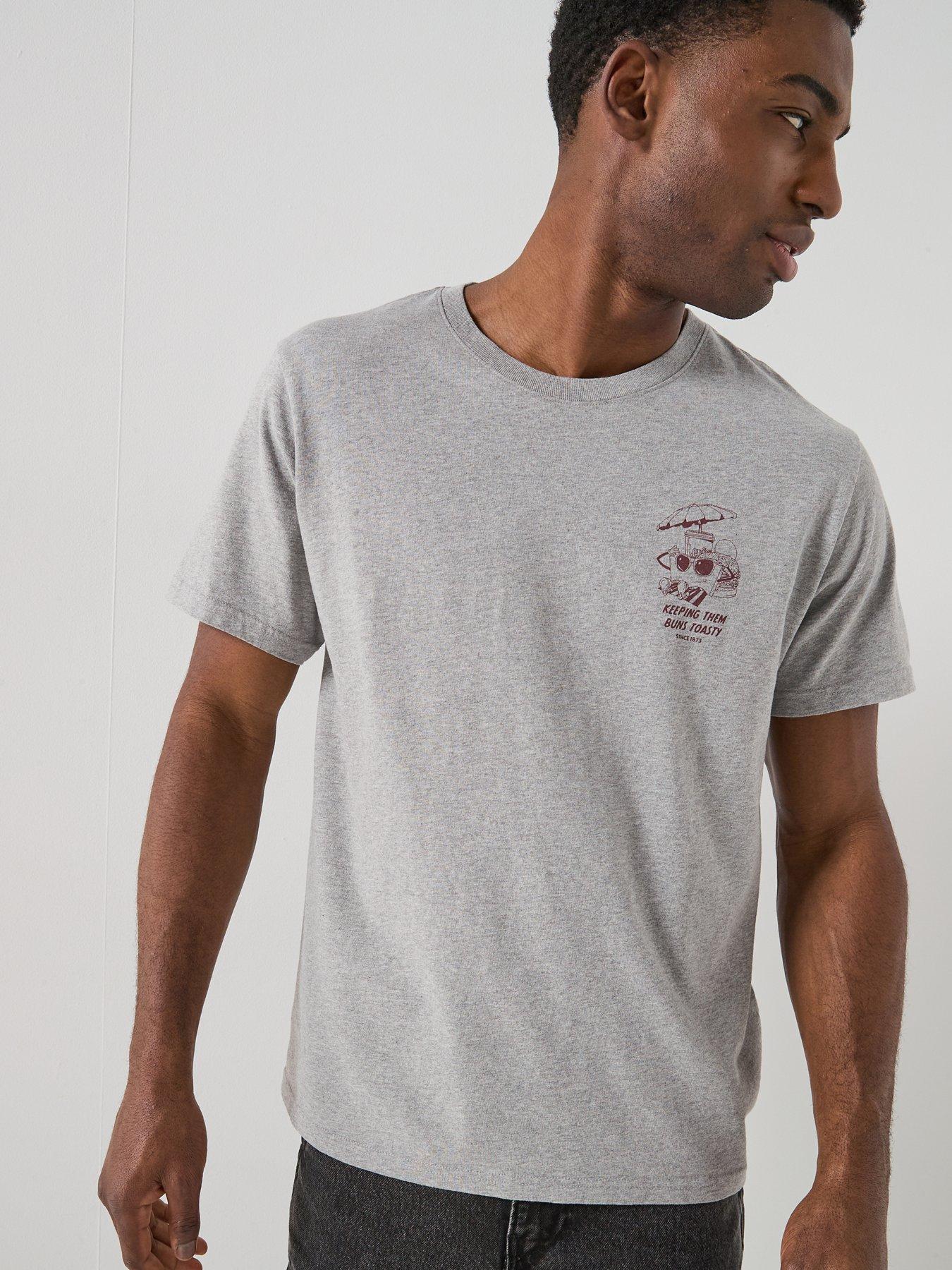 Image 2 of 5 of Levi's No Substitute For The Classics Burger Back Graphic Relaxed Fit T-Shirt - Grey