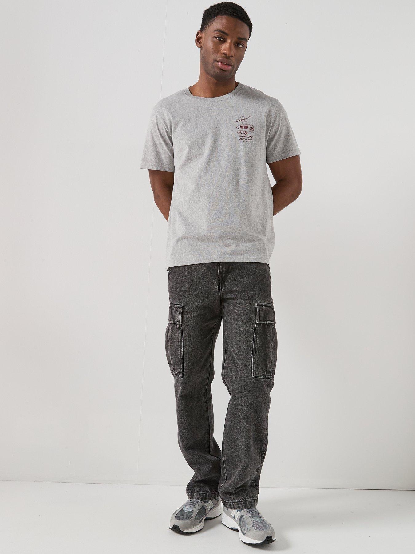Image 3 of 5 of Levi's No Substitute For The Classics Burger Back Graphic Relaxed Fit T-Shirt - Grey