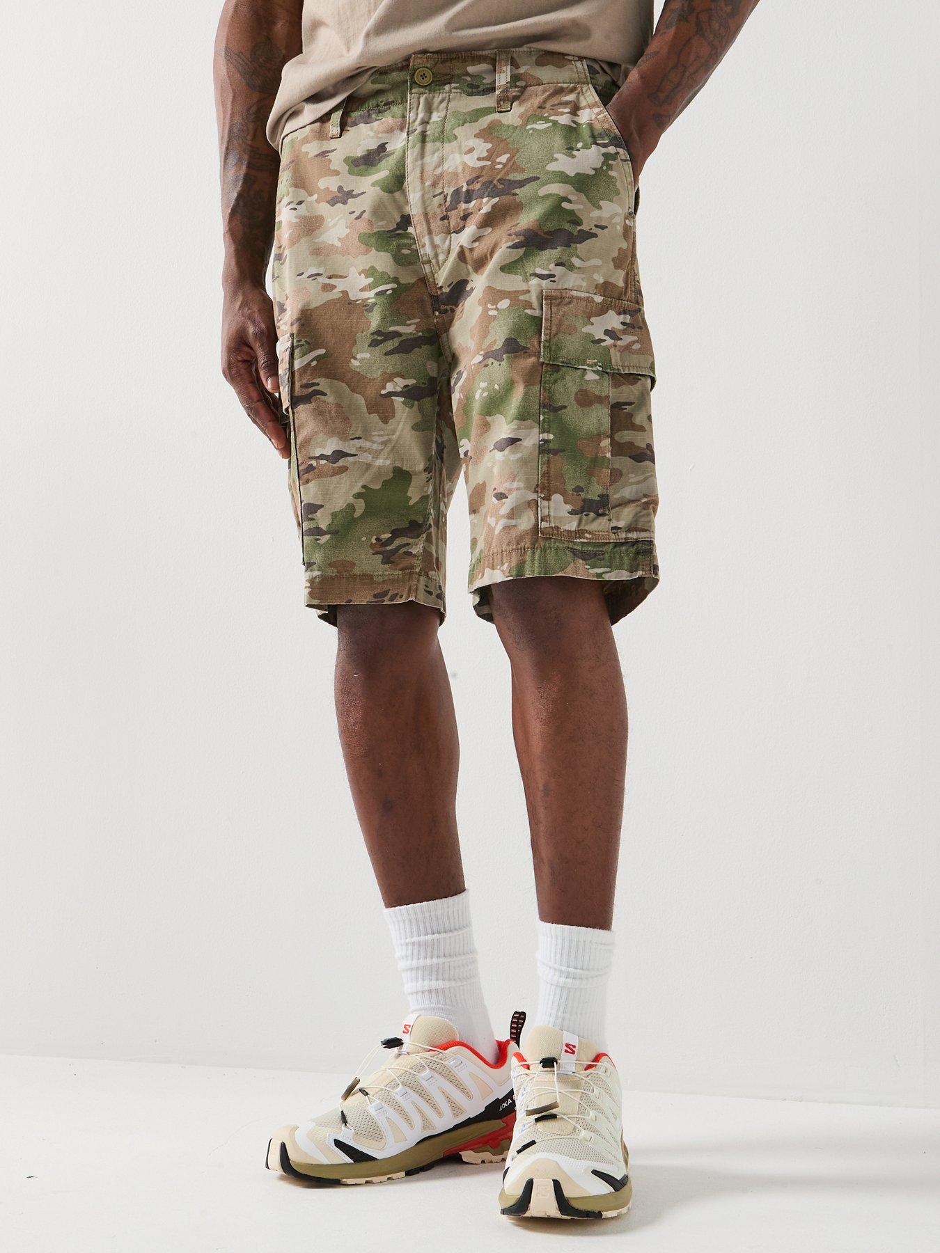 Image 1 of 5 of Levi's Levi's Carrier Camo Print Cargo Shorts