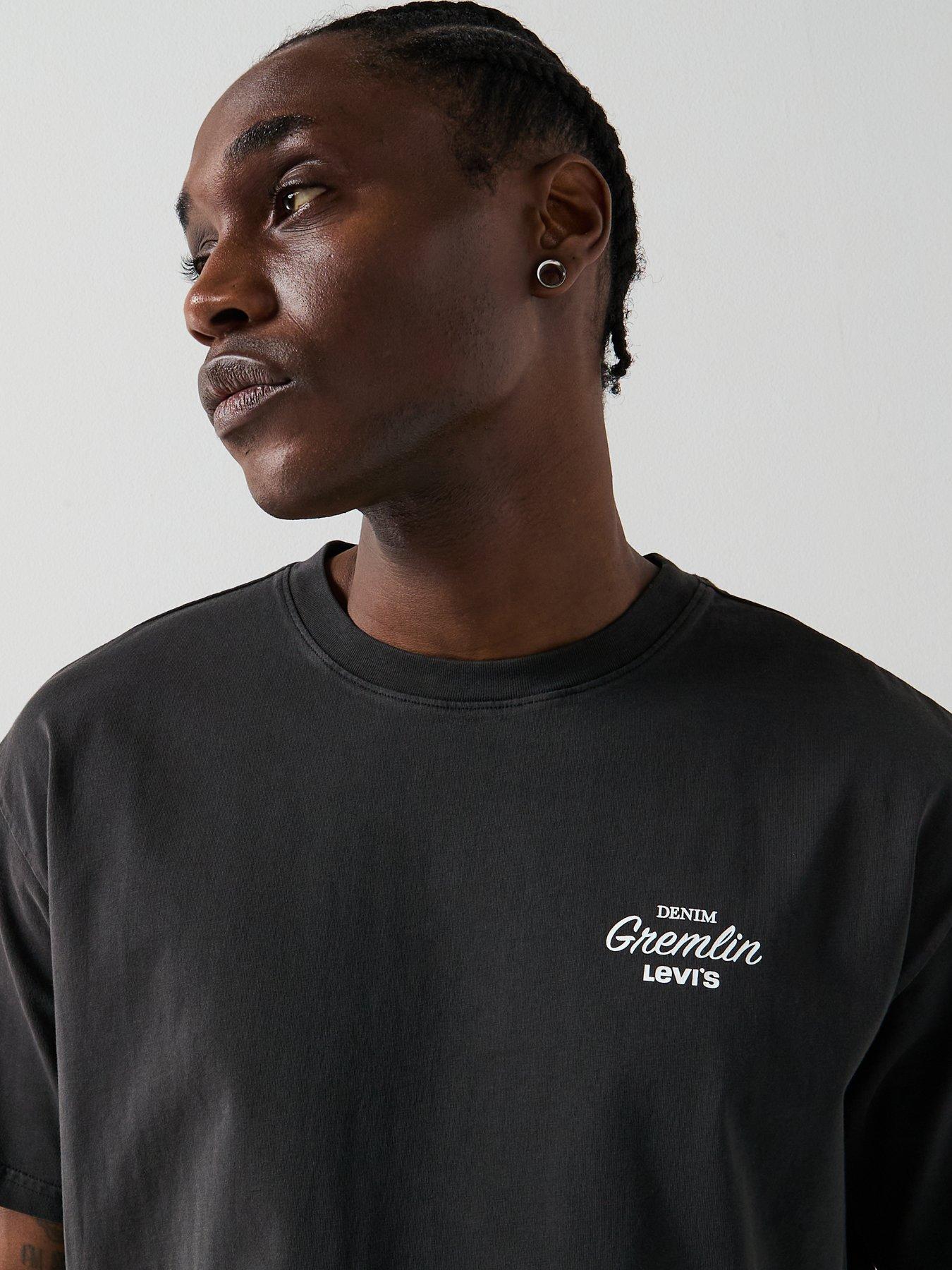 Image 4 of 6 of Levi's Gremlin Auto Boxy Fit T-Shirt - Black