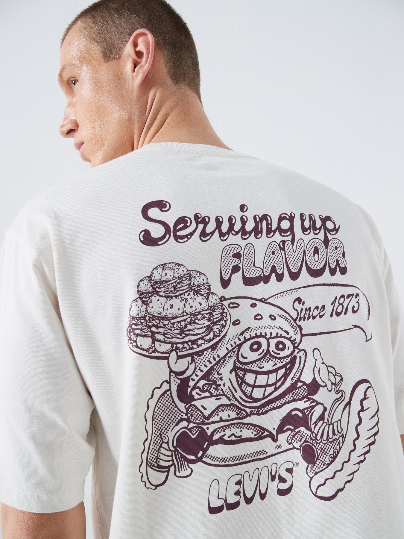 Levi's: Flavour Back Grpahic T-Shirt - White