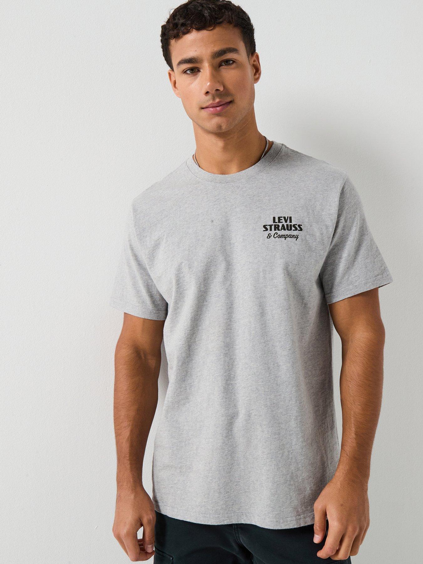 Image 2 of 6 of Levi's Back Graphic Relaxed Fit T-Shirt - Grey