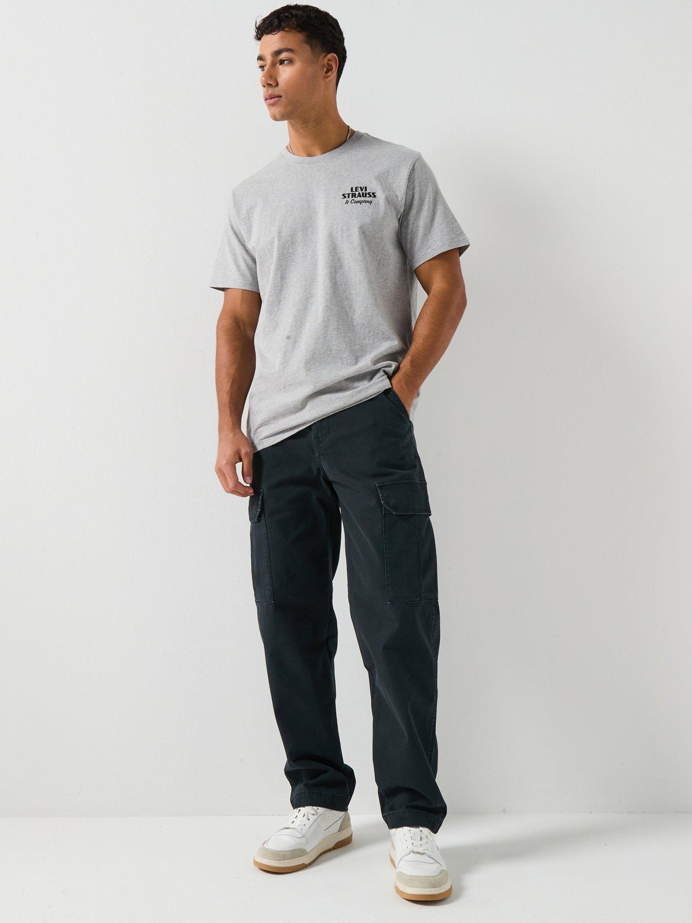 Image 6 of 6 of Levi's Back Graphic Relaxed Fit T-Shirt - Grey