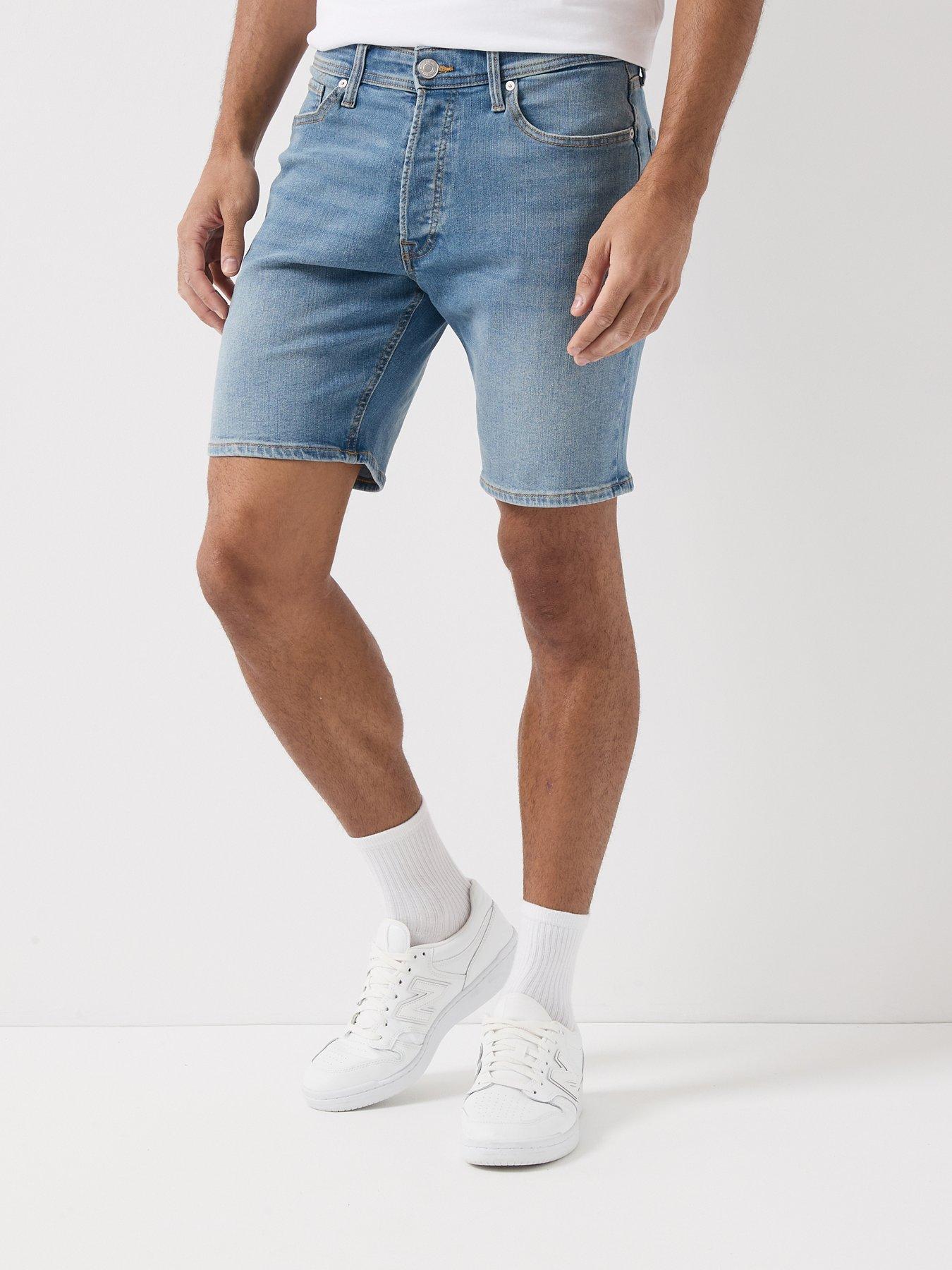 Jack & Jones Rick Original Denim Shorts - Light Blue
