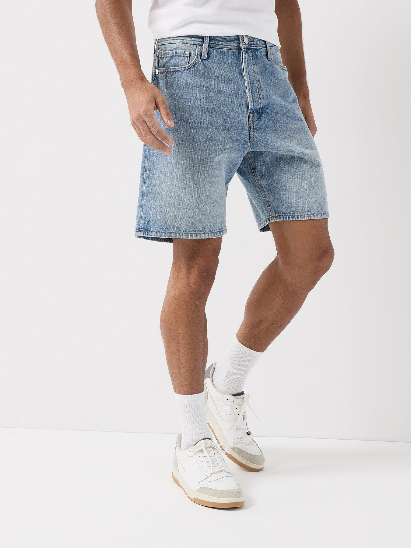 Jack & Jones Tony Original Denim Shorts - Light Blue