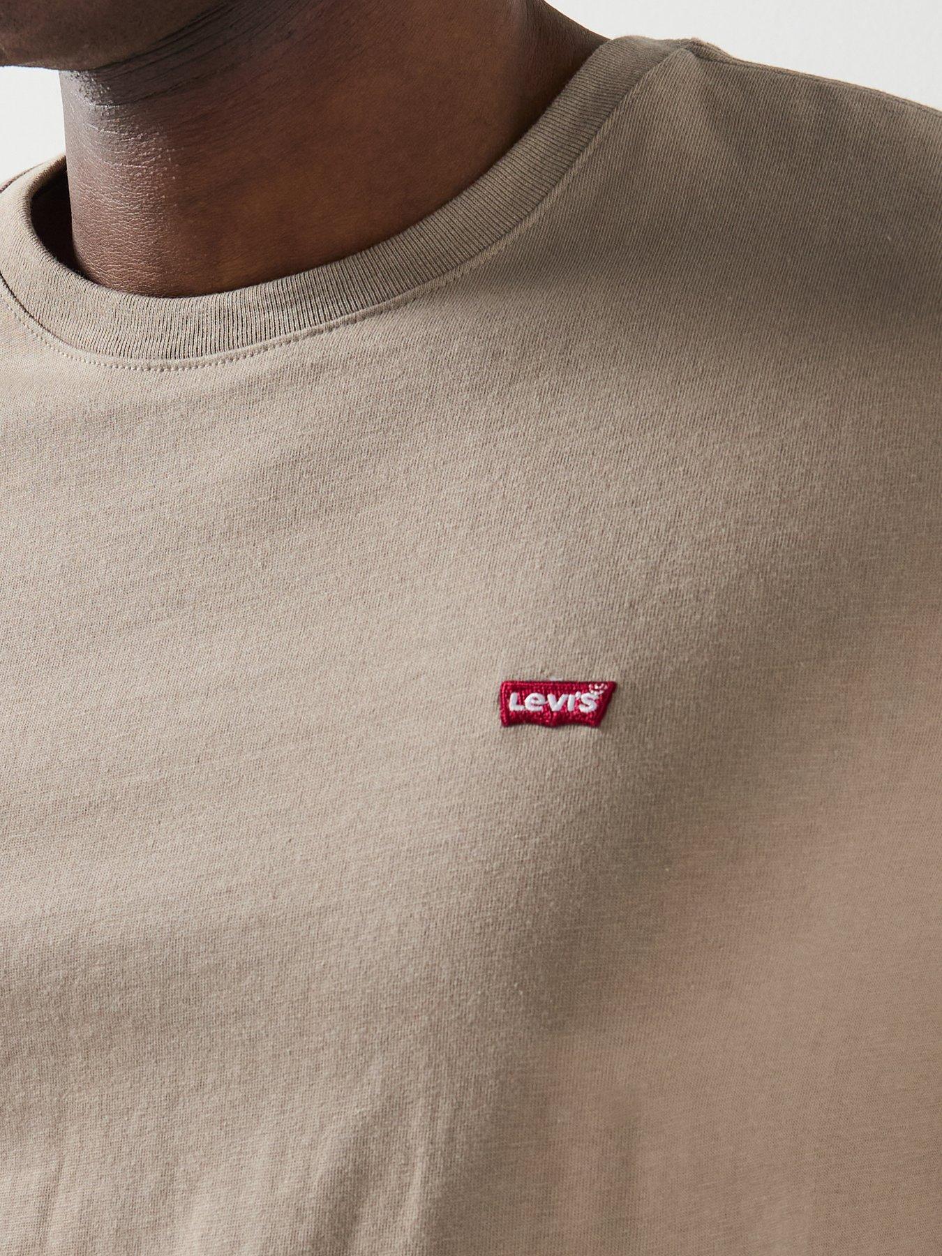 Image 4 of 4 of Levi's Original Housemark Logo Short Sleeve T-Shirt - Beige