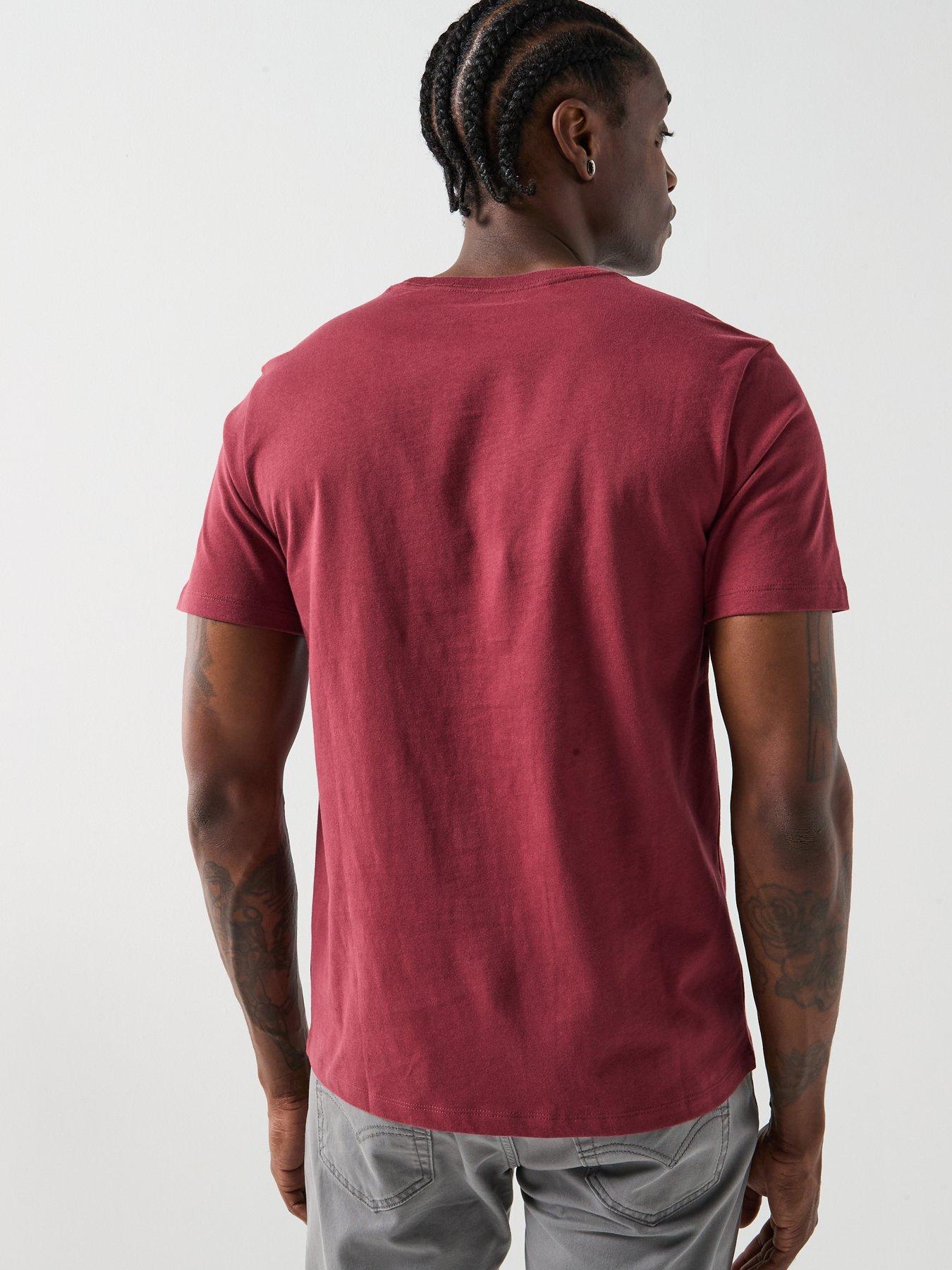 Image 2 of 5 of Levi's Original Housemark Logo Short Sleeve T-Shirt - Dark Red