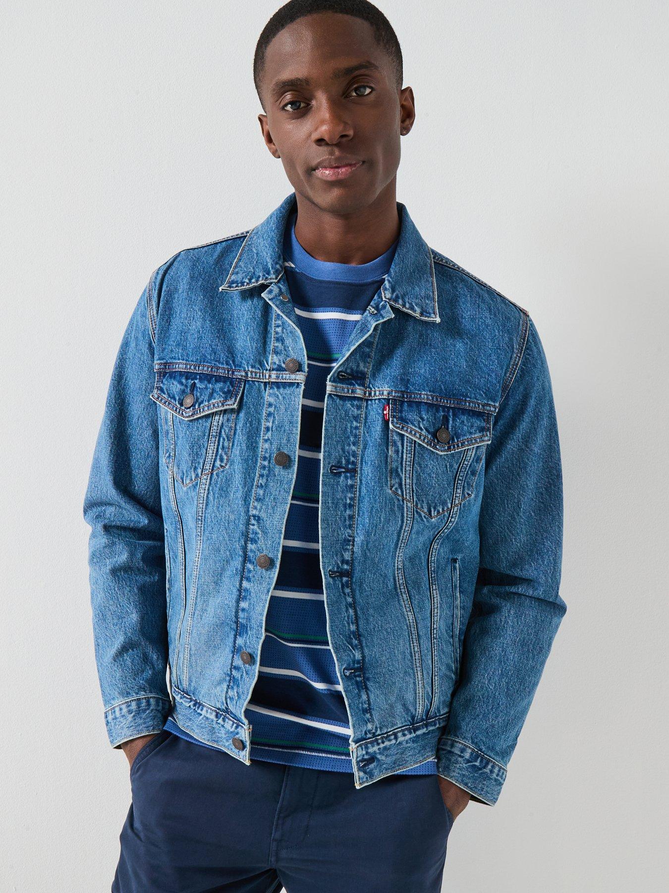Image 4 of 6 of Levi's Denim Trucker Jacket - Washed Away