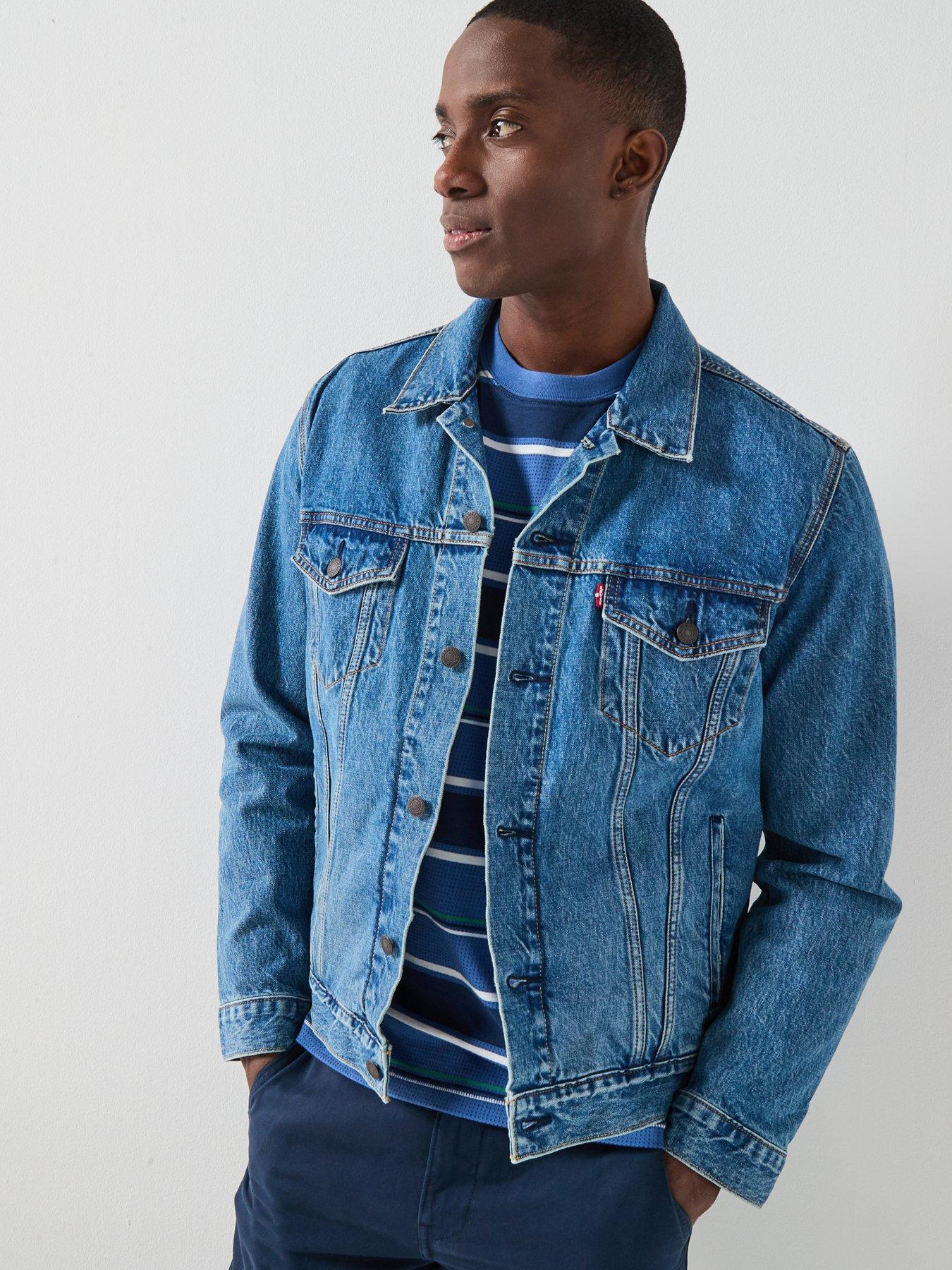 Image 6 of 6 of Levi's Denim Trucker Jacket - Washed Away