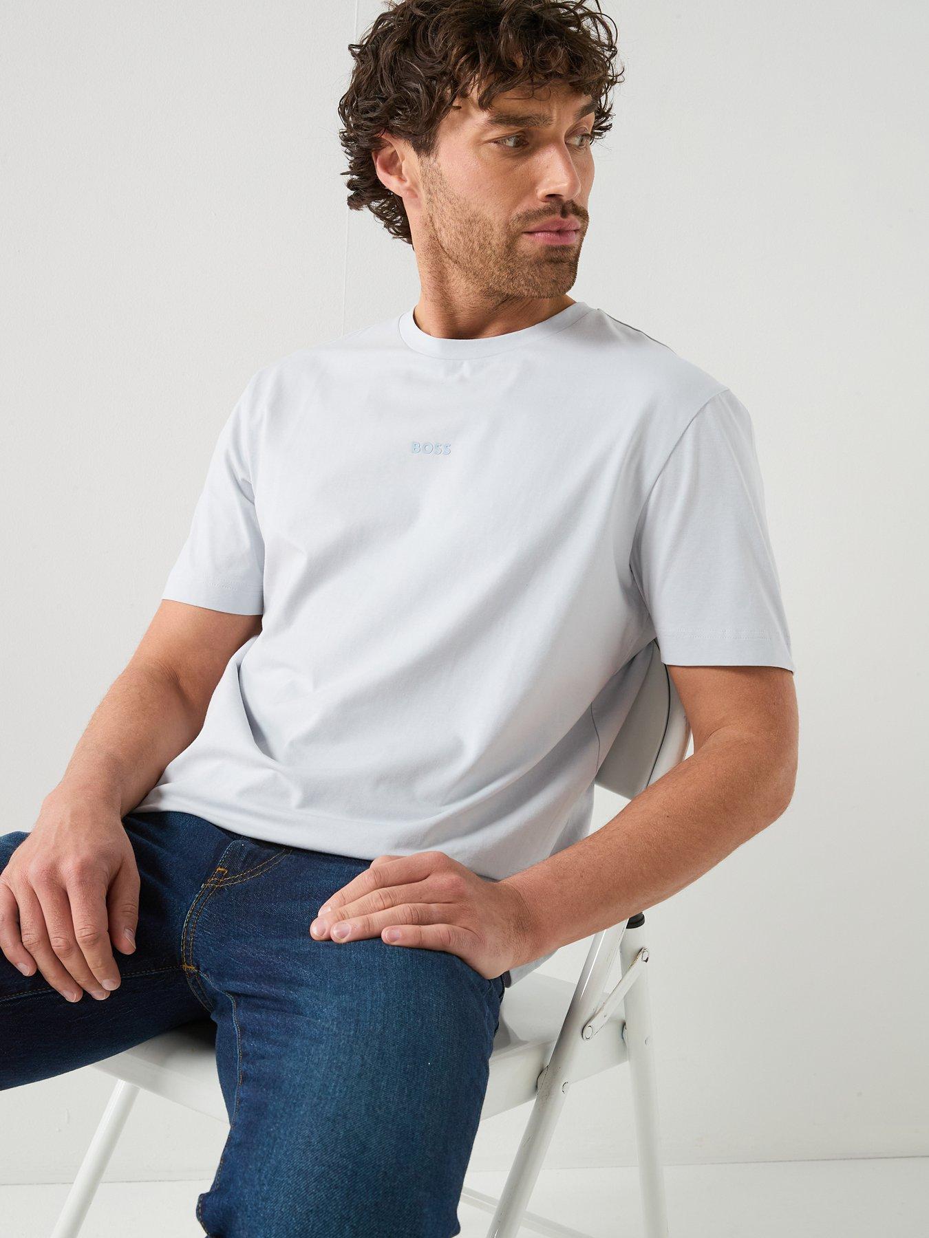 Image 4 of 6 of BOSS Tchup T-Shirt- Grey