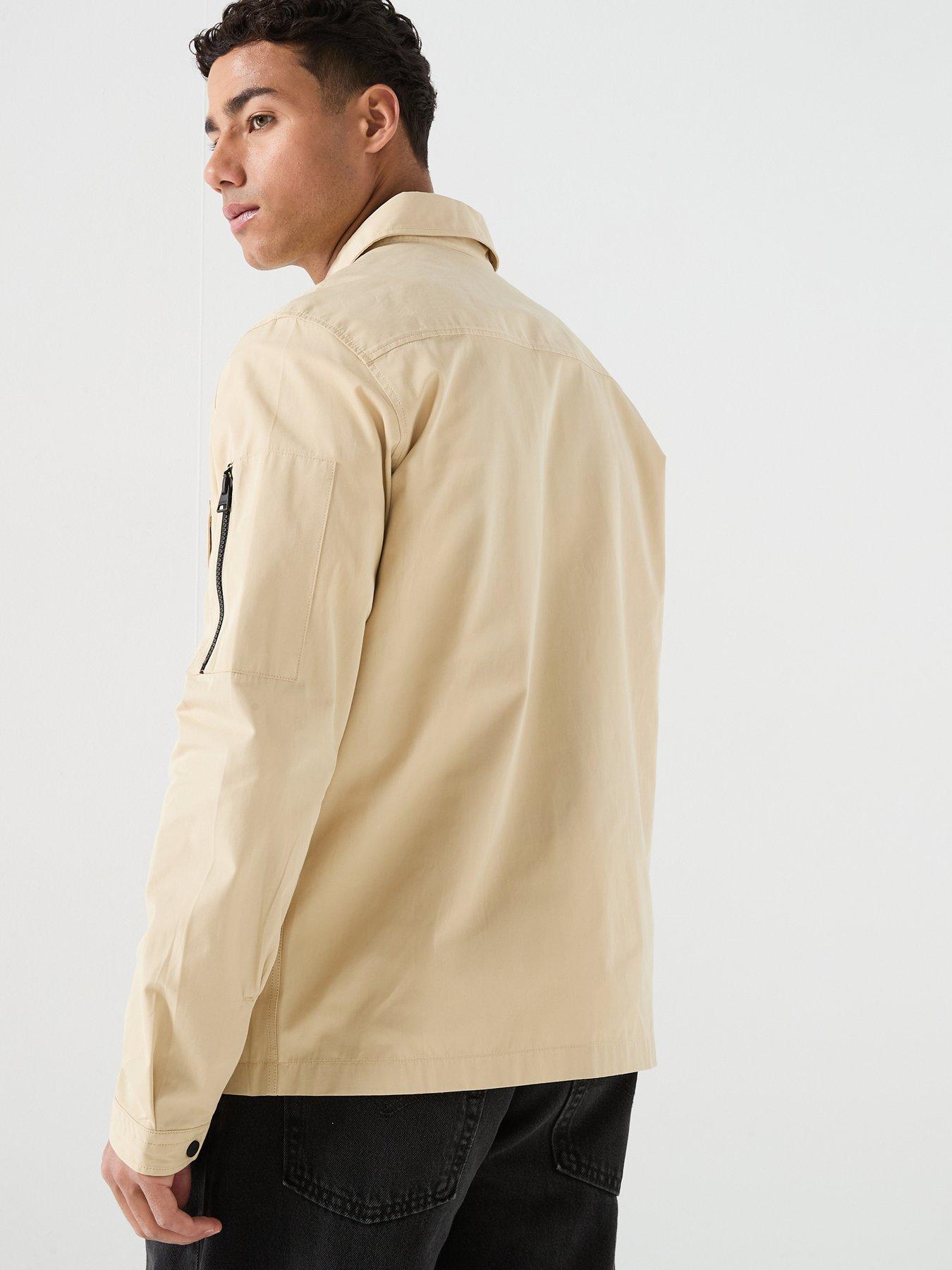 Image 2 of 6 of HUGO Emmond Overshirt - Beige