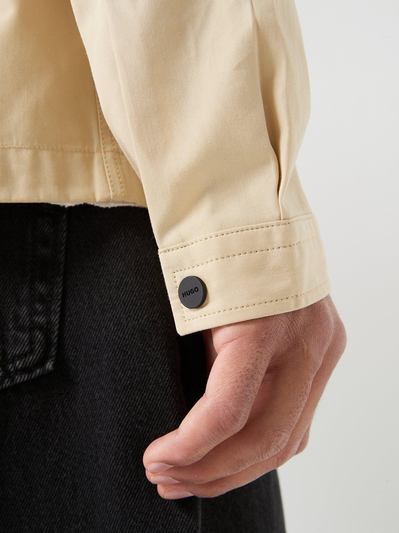 Image 6 of 6 of HUGO Emmond Overshirt - Beige