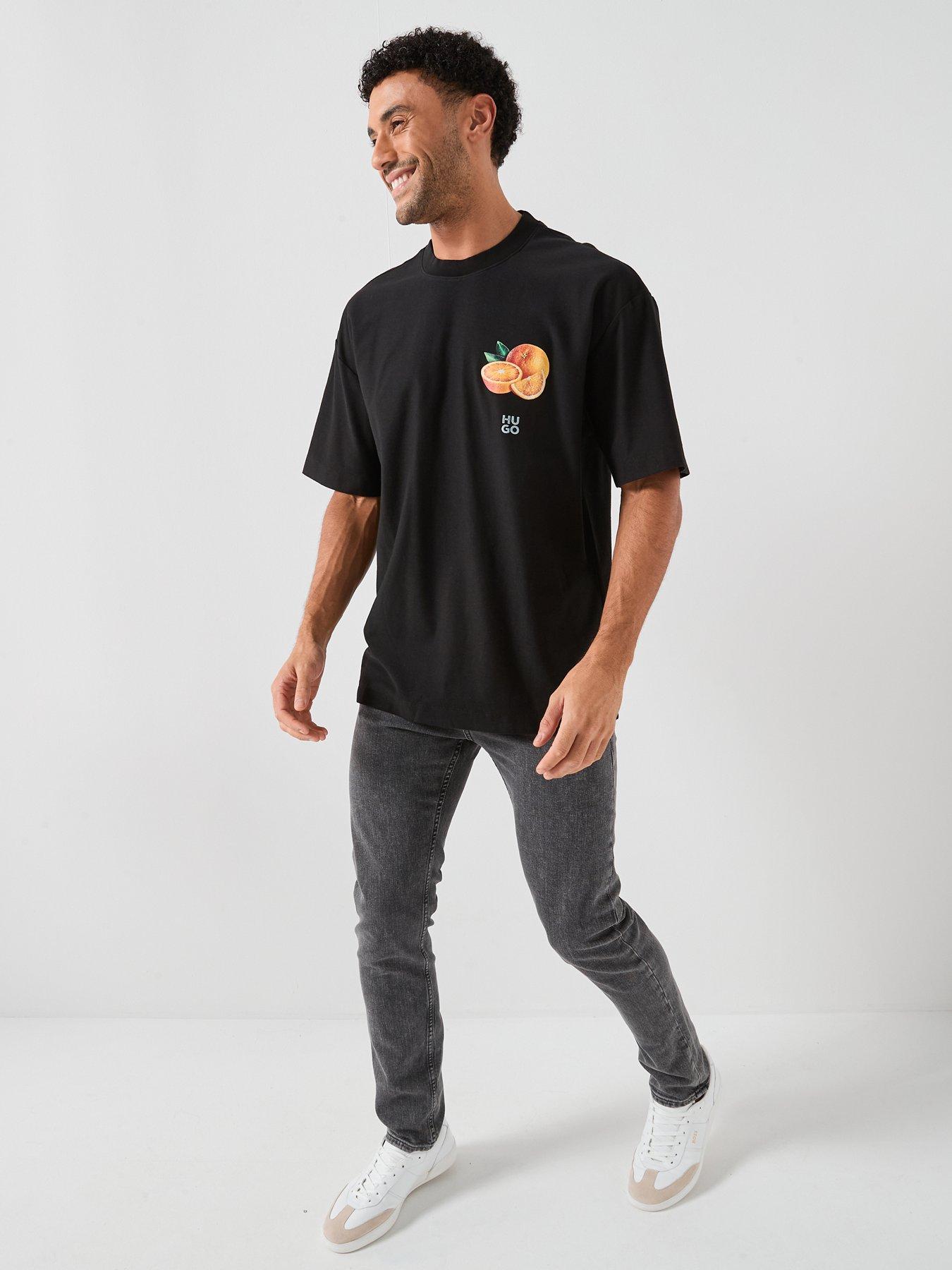 Image 3 of 4 of HUGO Dartiee Crew T-Shirt- Black