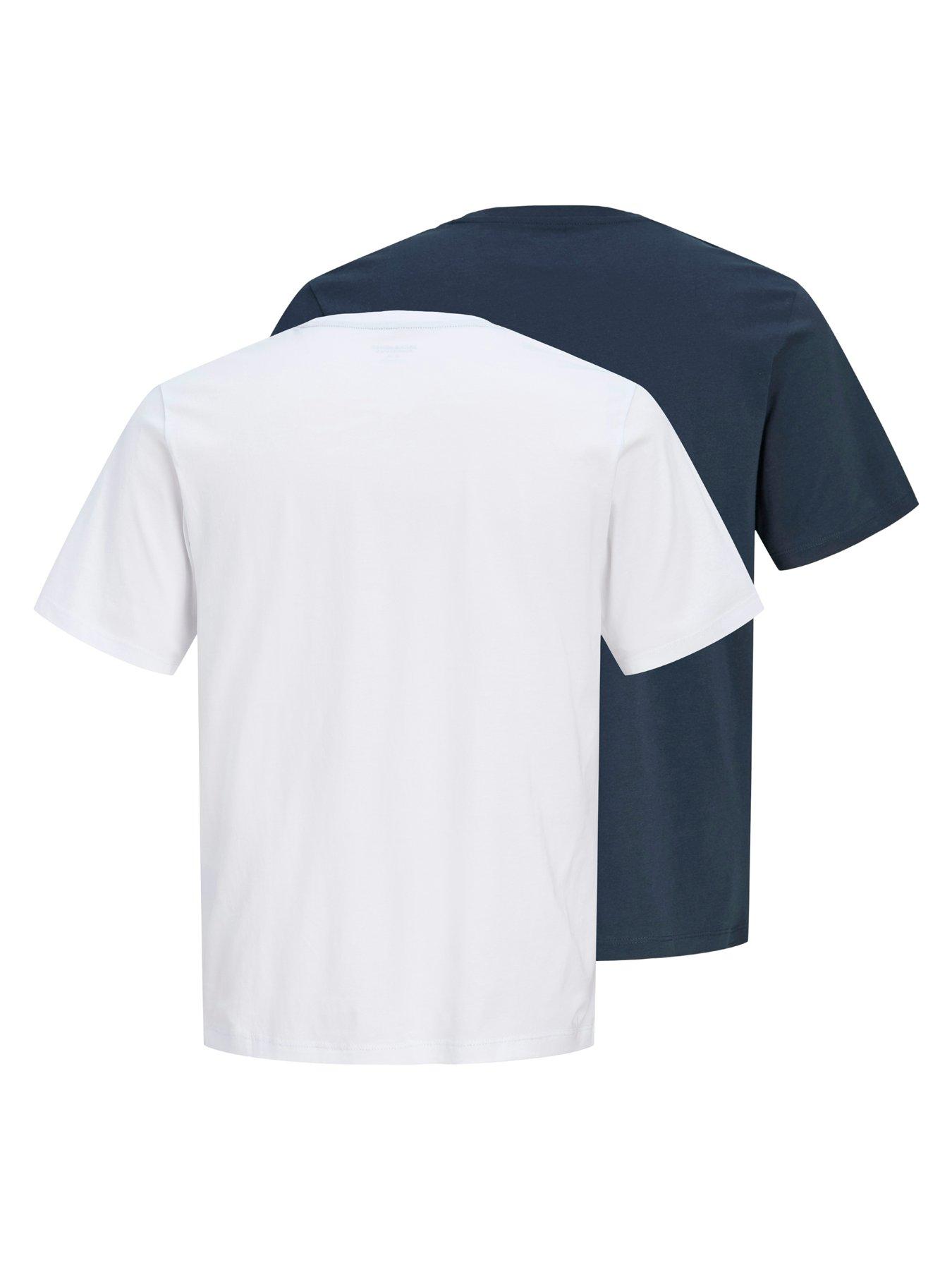Image 2 of 7 of Jack & Jones Jack &amp; Jones Short Sleeve T-shirt 2pk