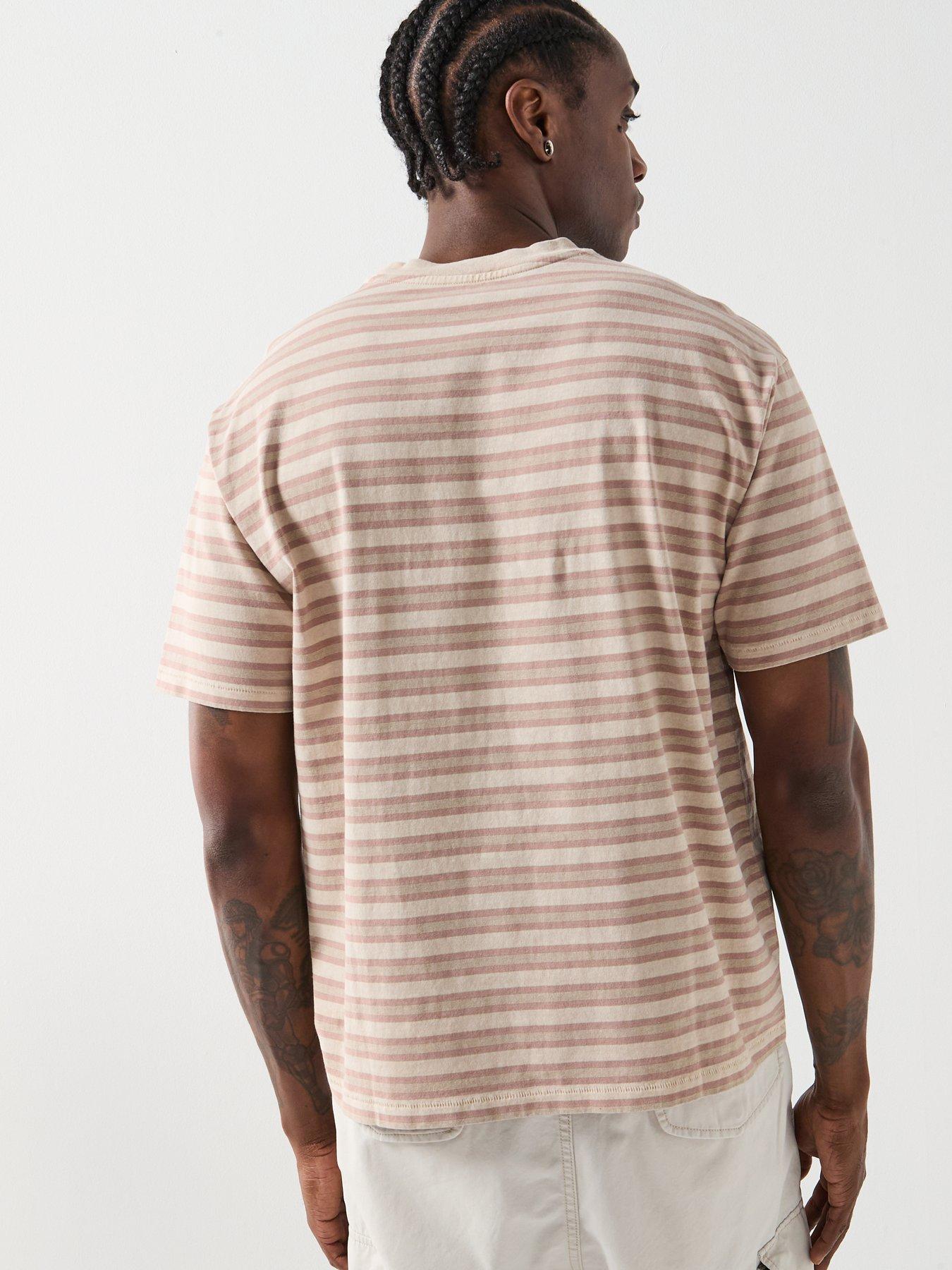 Image 2 of 5 of Levi's Tonal Logo Red Tab Stripe Vintage T-Shirt - Brown