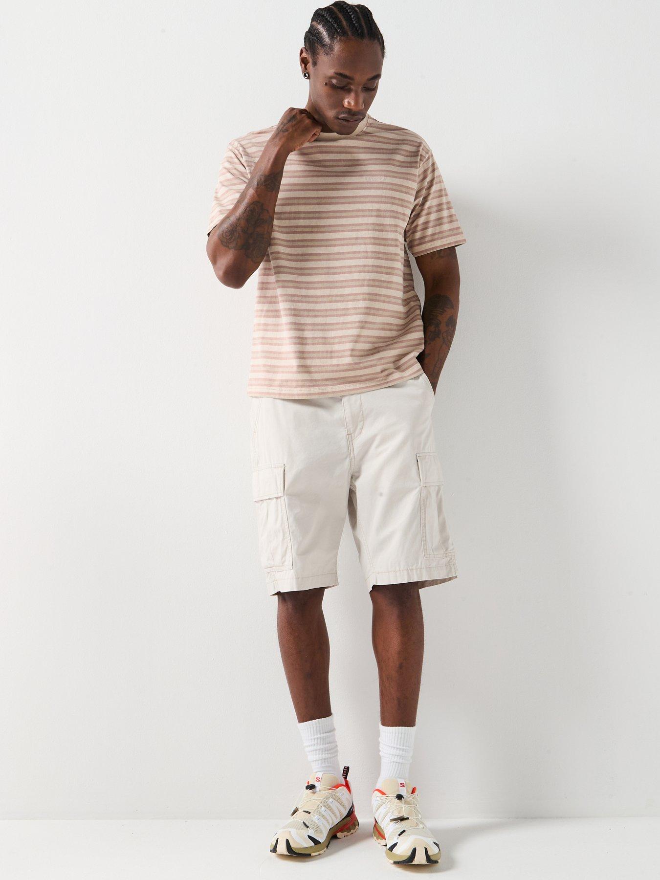 Image 3 of 5 of Levi's Tonal Logo Red Tab Stripe Vintage T-Shirt - Brown