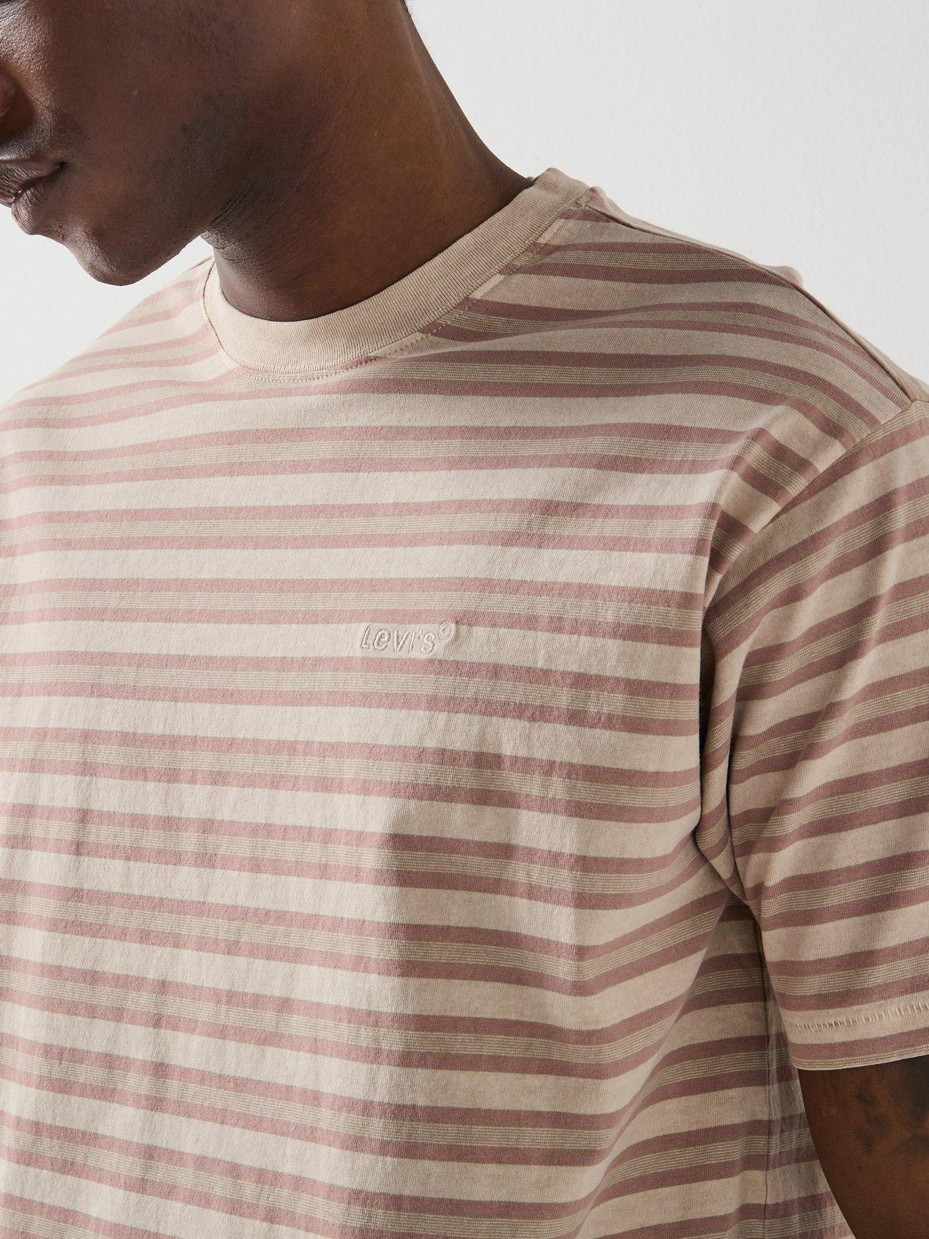 Image 5 of 5 of Levi's Tonal Logo Red Tab Stripe Vintage T-Shirt - Brown