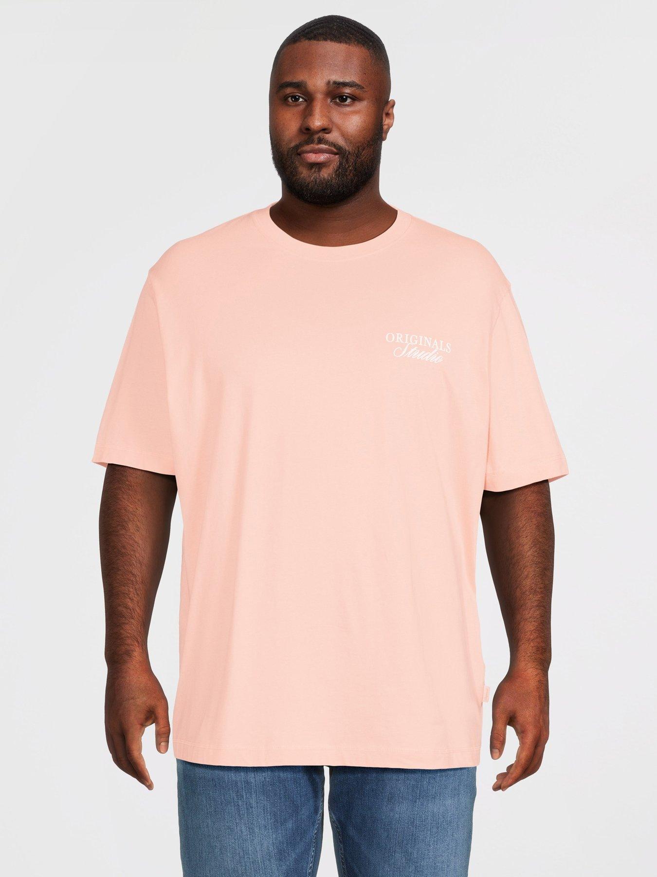 Jack & Jones Plus Graphic T-Shirt - Pink