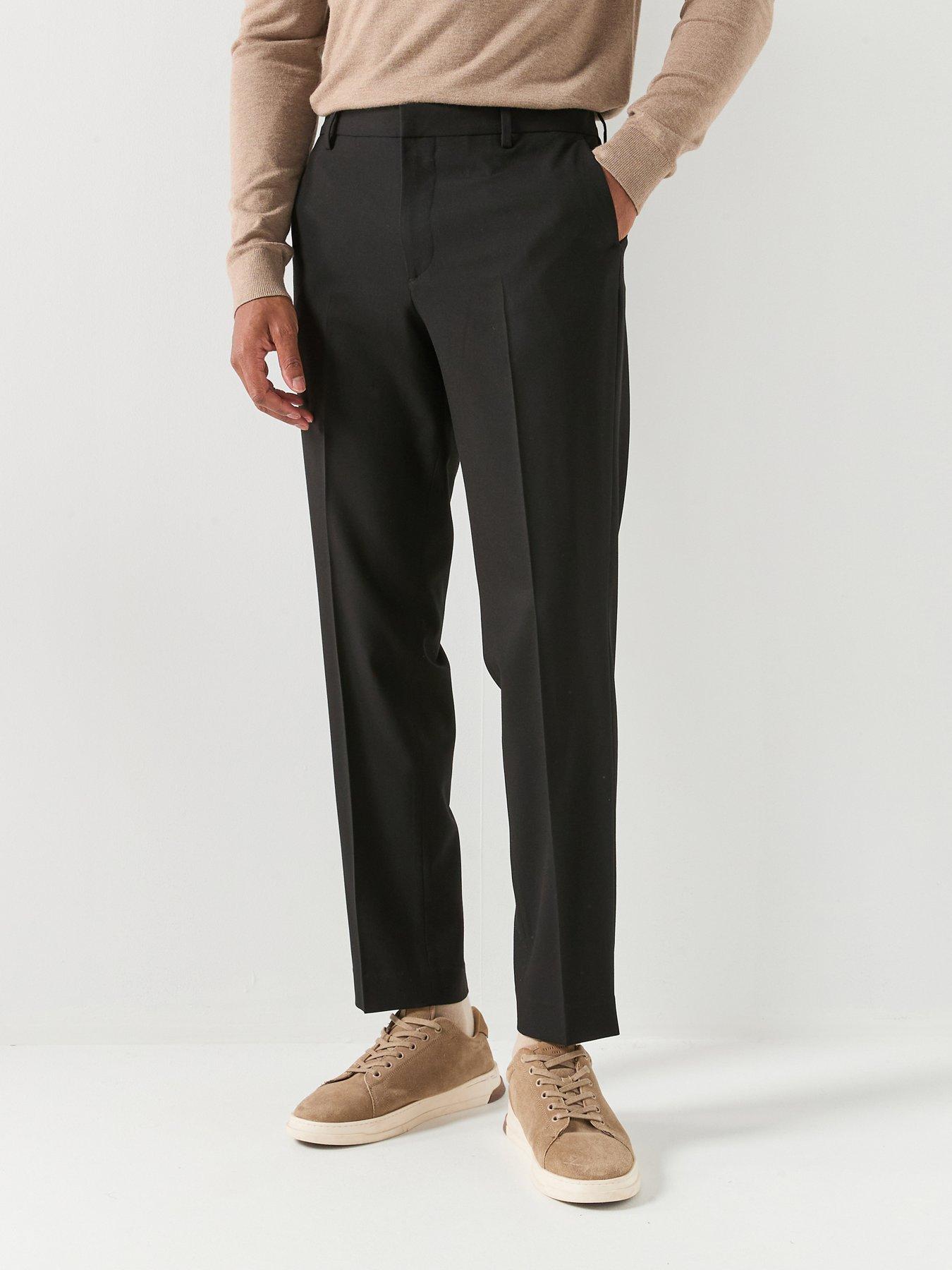 Image 1 of 5 of Jack & Jones Premium Martin Suit Trousers - Black