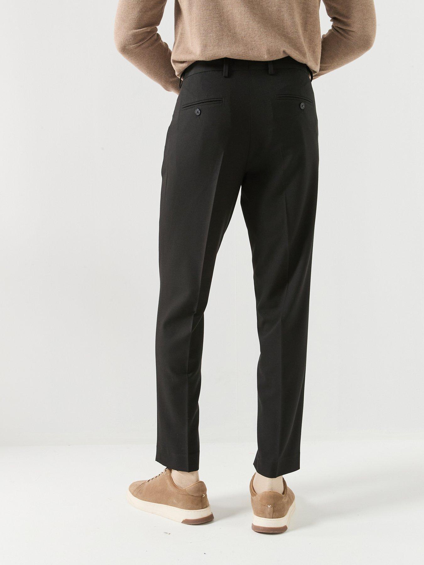 Image 2 of 5 of Jack & Jones Premium Martin Suit Trousers - Black