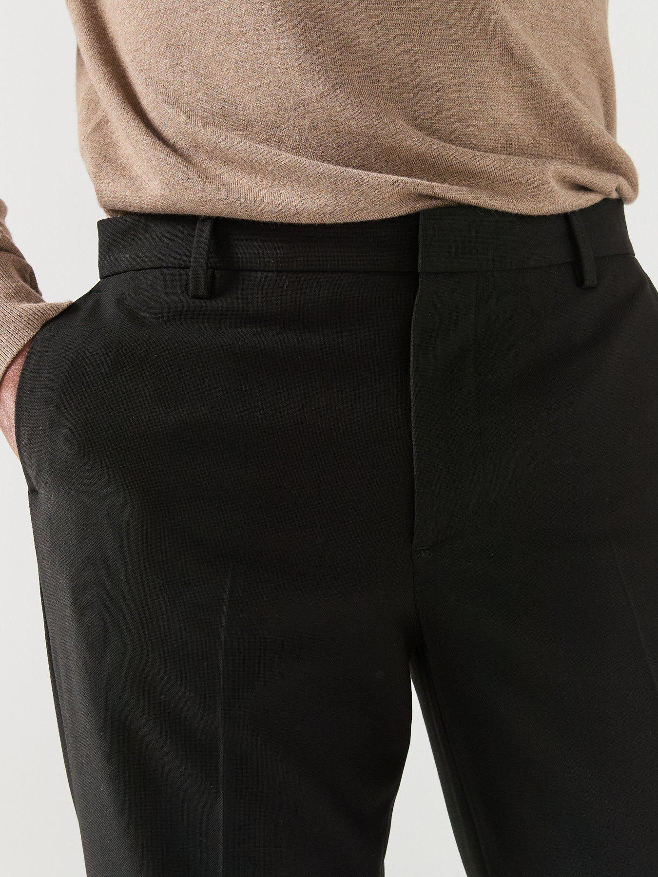 Image 4 of 5 of Jack & Jones Premium Martin Suit Trousers - Black