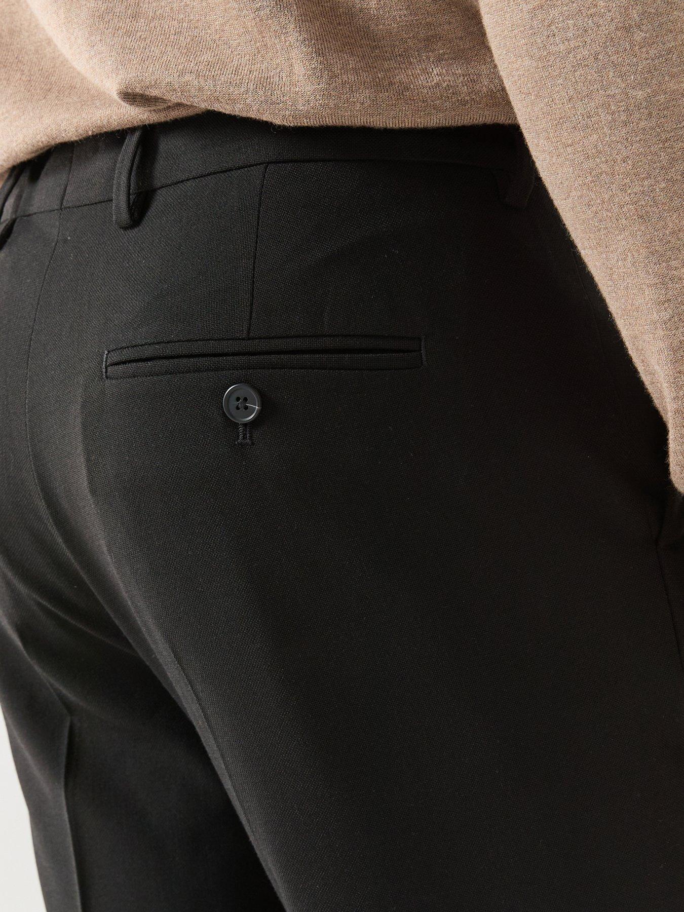 Image 5 of 5 of Jack & Jones Premium Martin Suit Trousers - Black