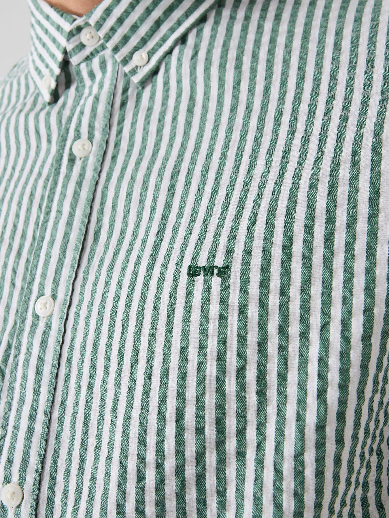 Image 5 of 5 of Levi's Levi's Authentic Button Down Short Sleeve Seersucker Shirt