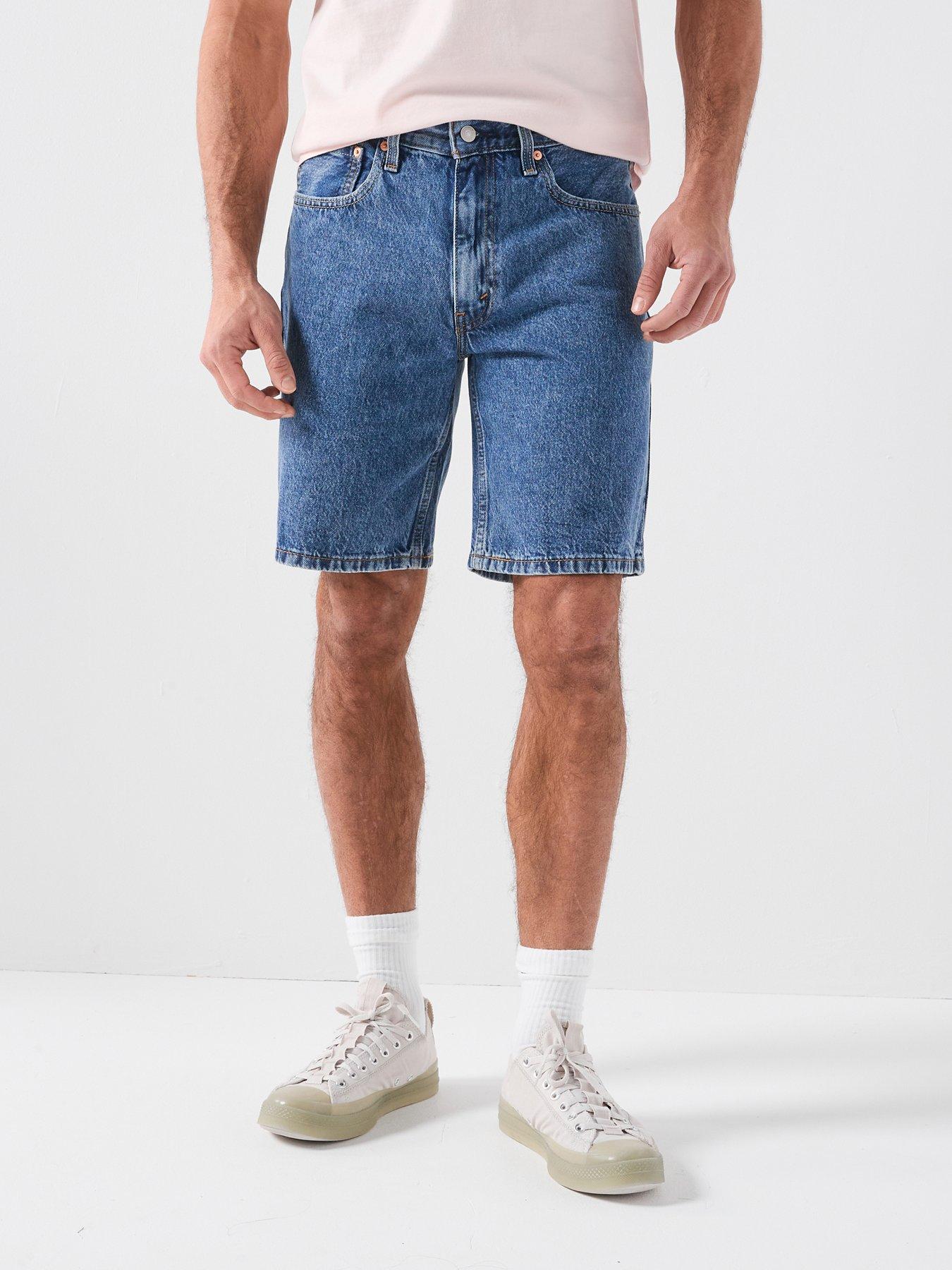 Levi's 454 Relaxed Fit Denim Shorts, Blue, Size 36, Men