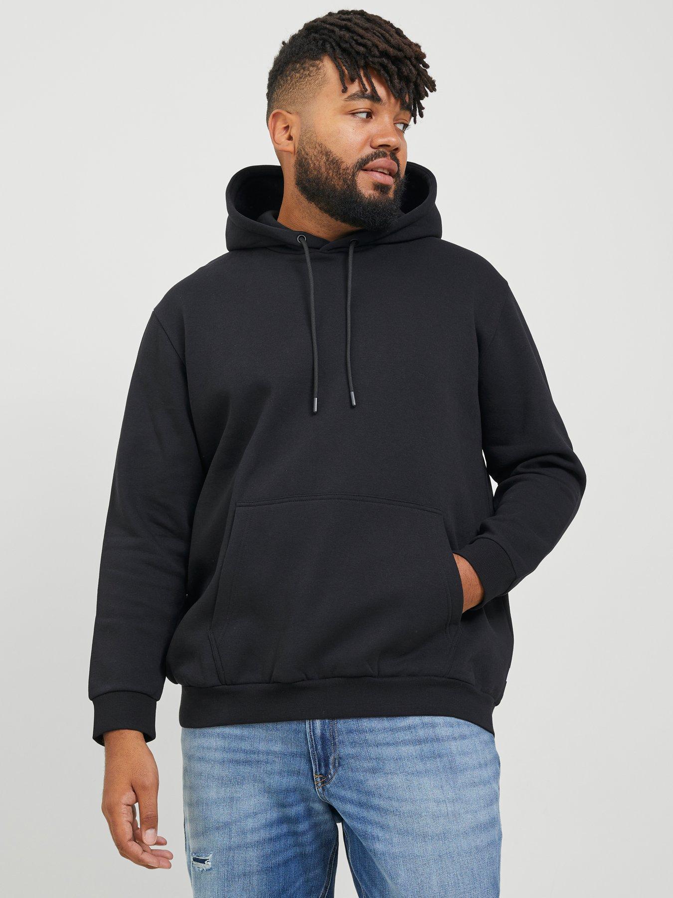Jack & Jones Plus Bradley Hoodie - Black