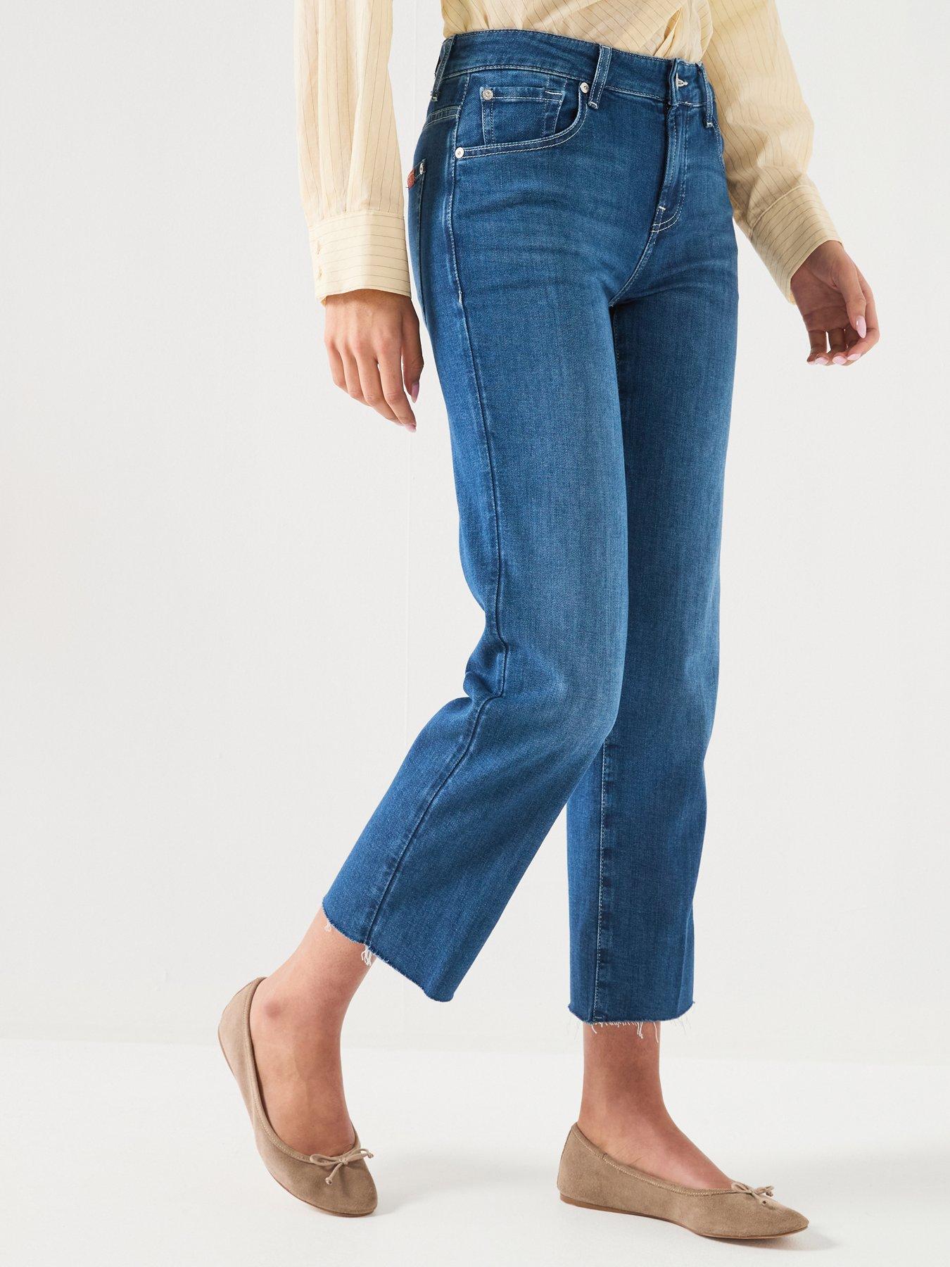 7 For All Mankind Calie Straight Ankle