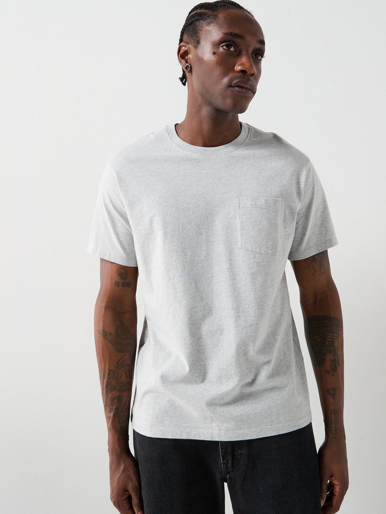 Levi's Pocket Heavyweight Relaxed Fit T-Shirt, Grey, Size S, Men