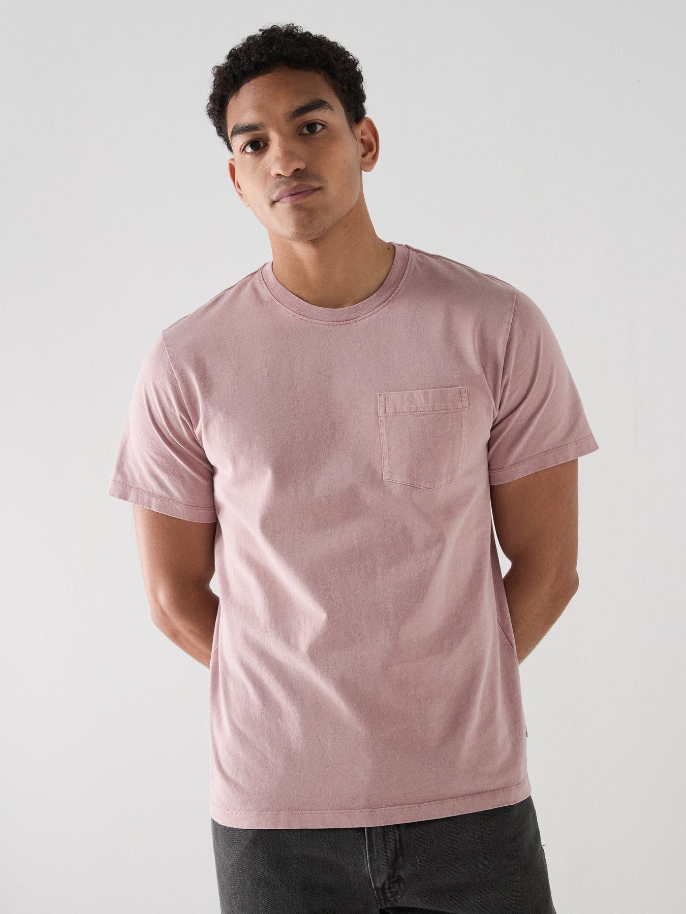 Levi's Pocket Heavyweight Relaxed Fit T-Shirt, Pink, Size S, Men