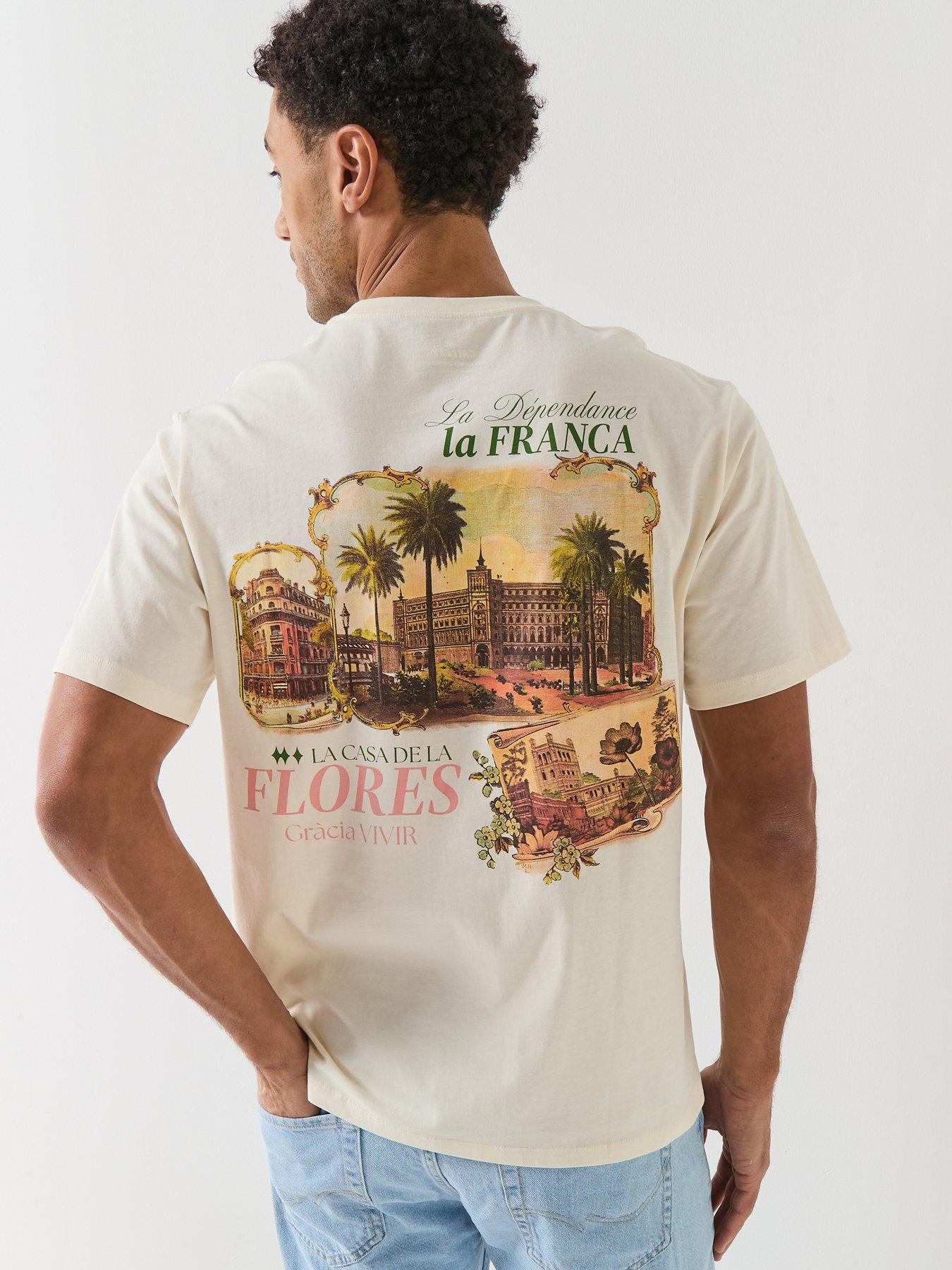 Jack & Jones Paradise Island Graphic T-Shirt - White