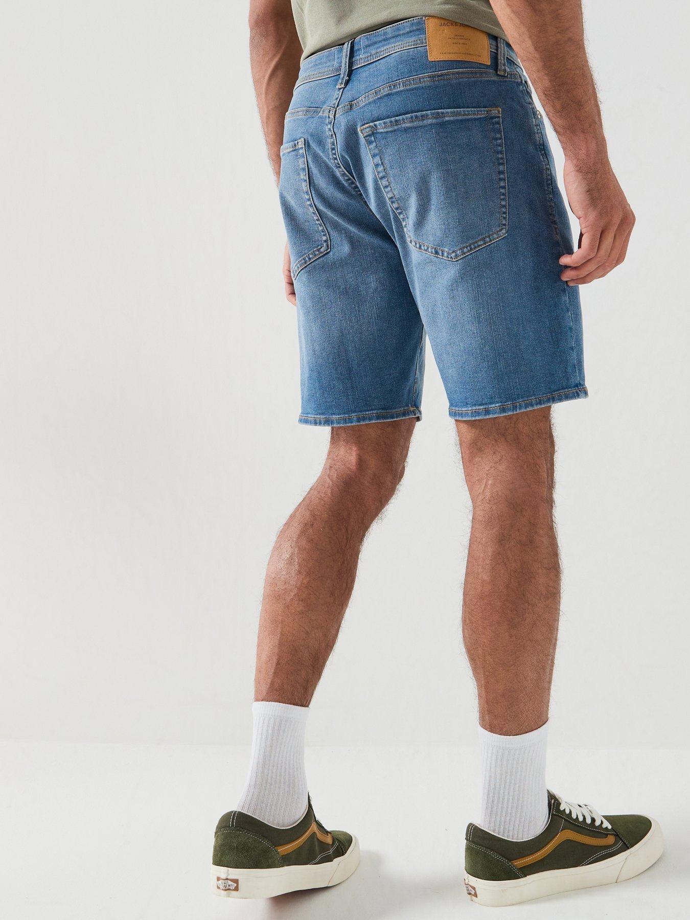 Image 2 of 6 of Jack & Jones Rick Original Denim Shorts - Blue
